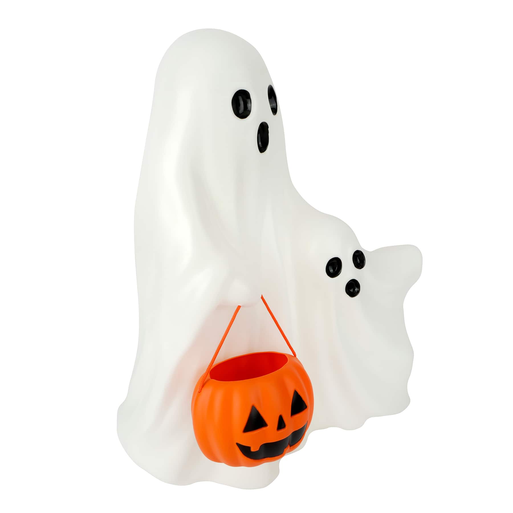 24&#x22; Lighted Ghost &#x26; Pumpkin Blow Mold by Ashland&#xAE;