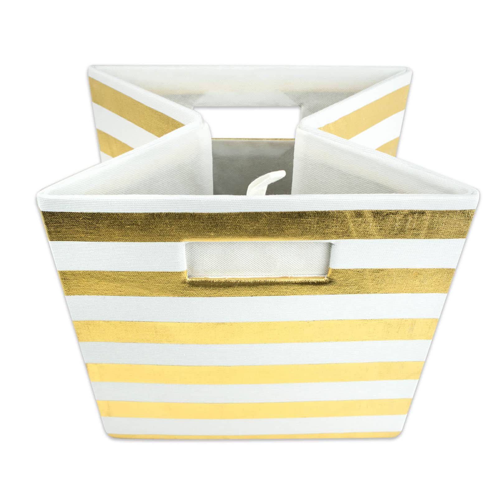 DII&#xAE; Striped Square Storage Cube