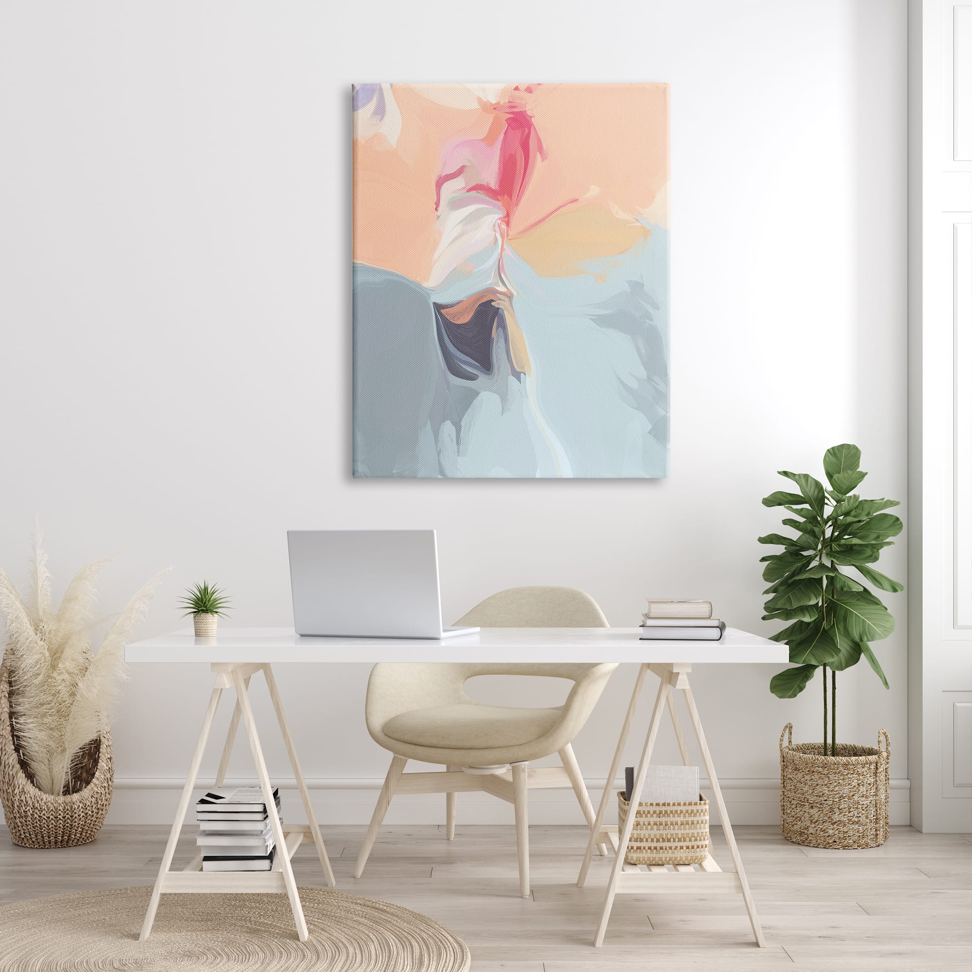Stupell Industries Abstract Fluid Human Figure Dancing Wall Art
