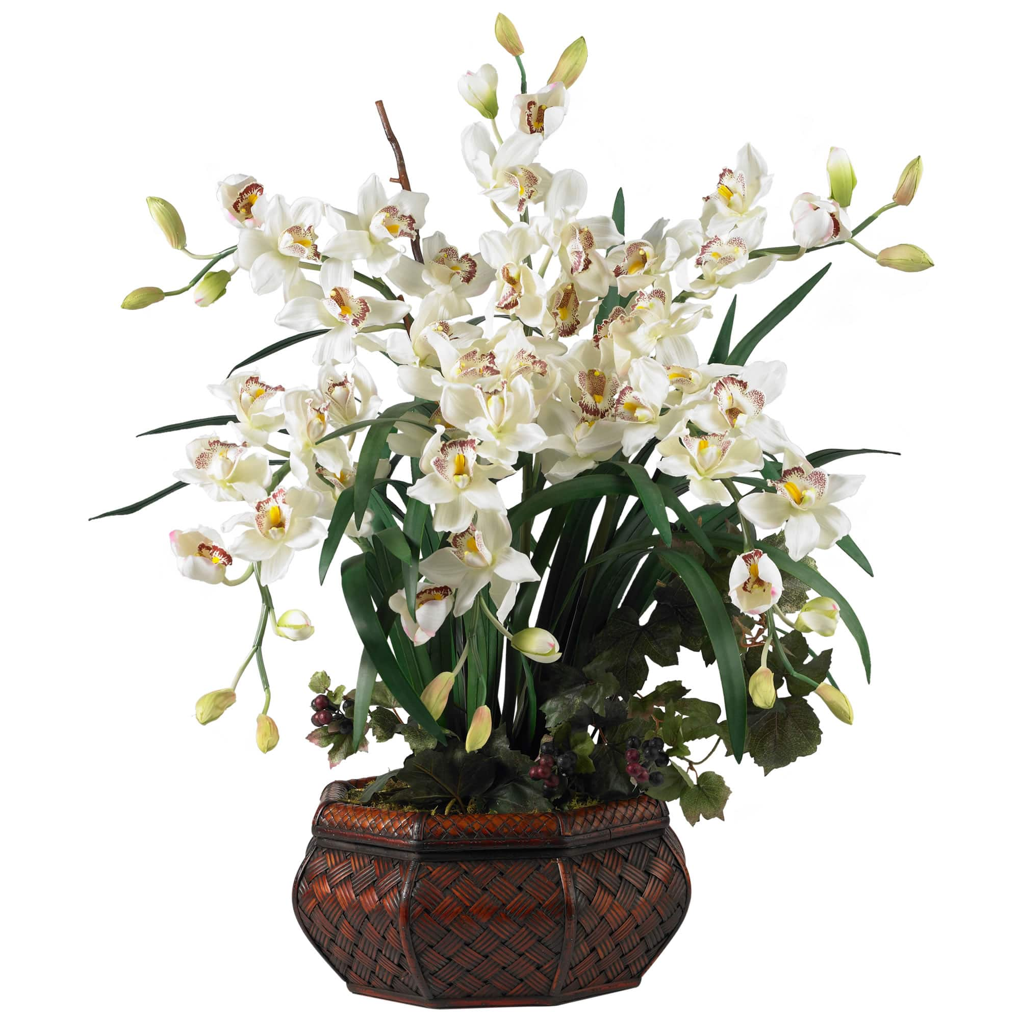 3ft. Orchid Arrangement in Decorative Vase