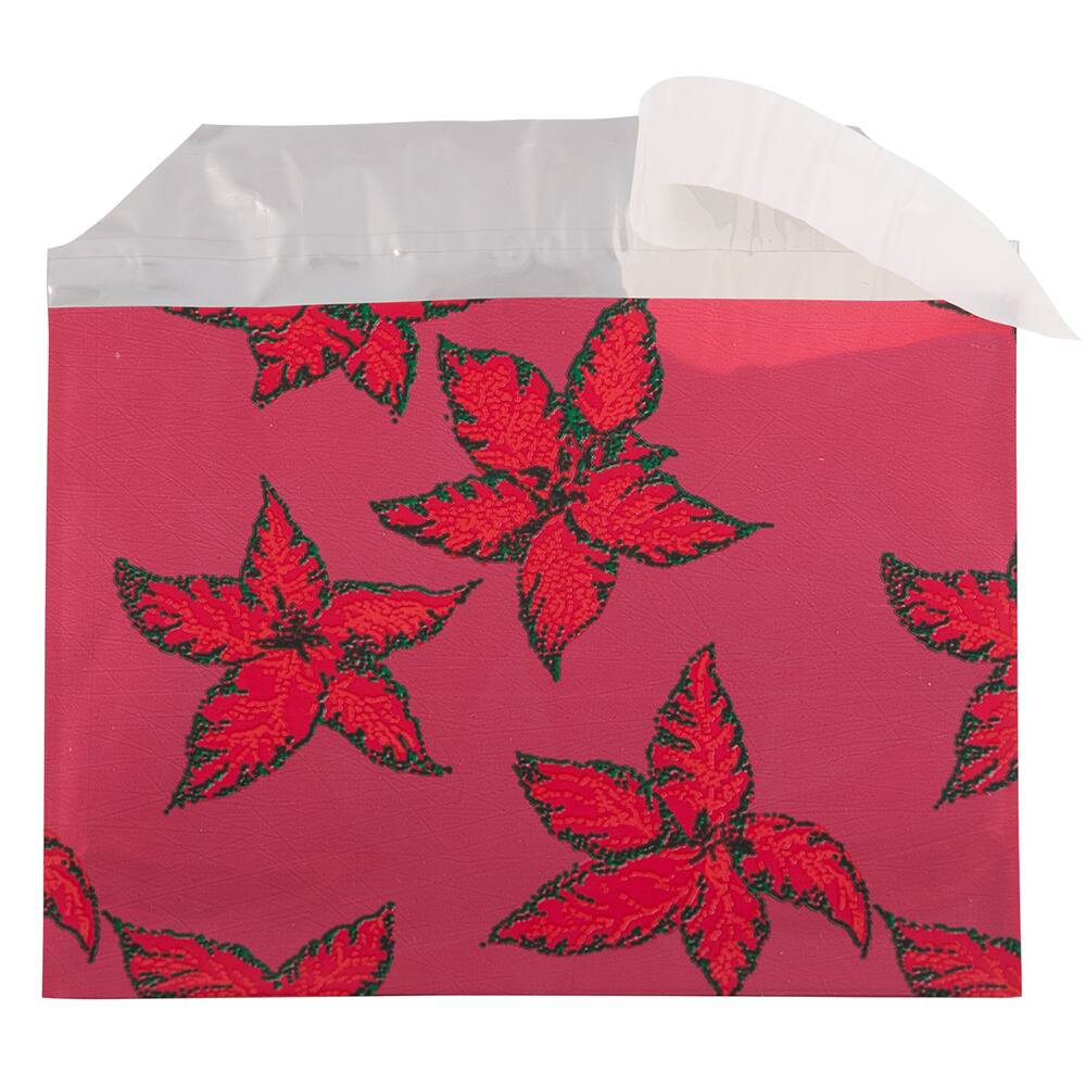 JAM Paper 5&#x22; x 6.12&#x22; Red Holly Premium Foil Self Adhesive Closure Booklet Envelopes