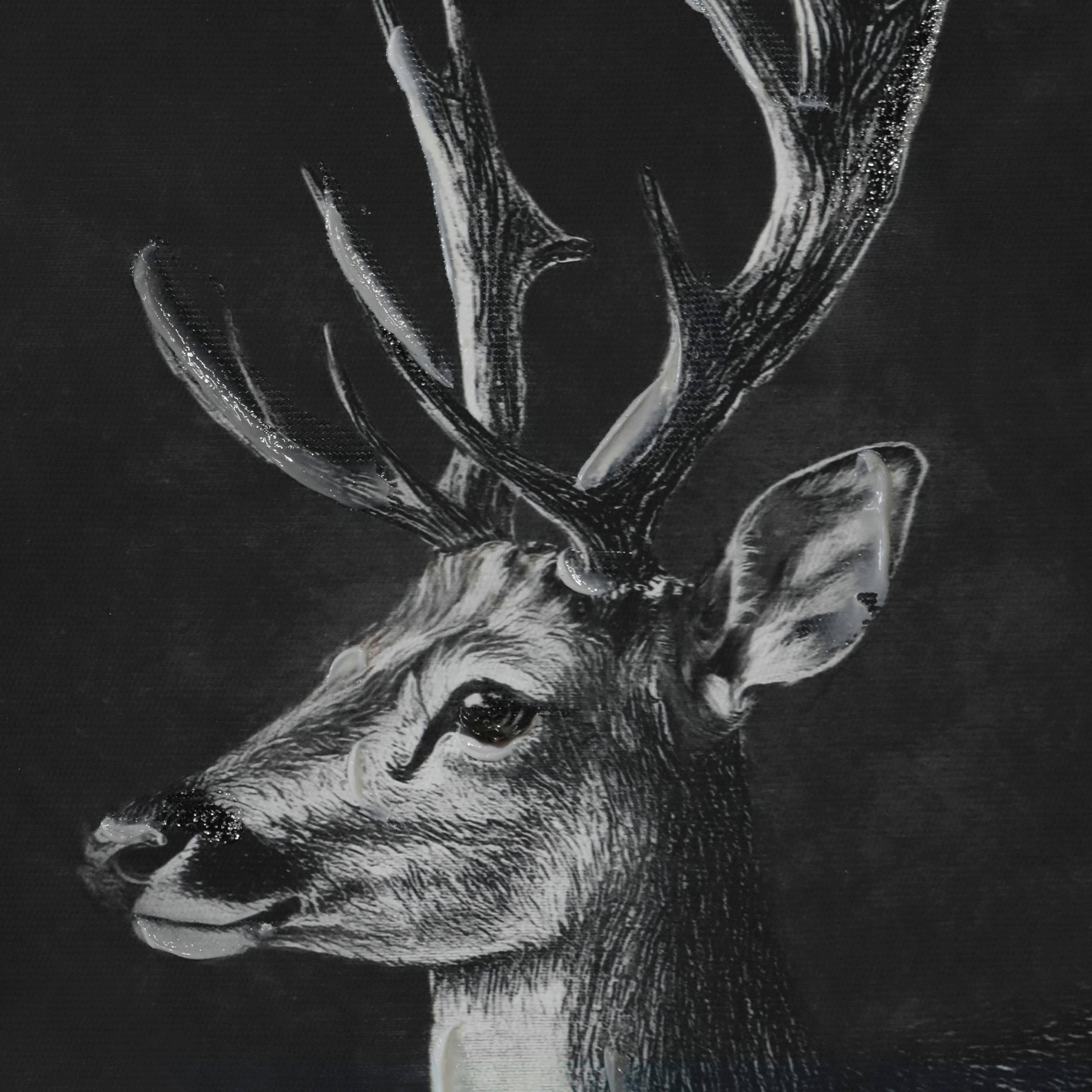 8&#x22; x 10&#x22; Reindeer Canvas Wall D&#xE9;cor by Ashland&#xAE;