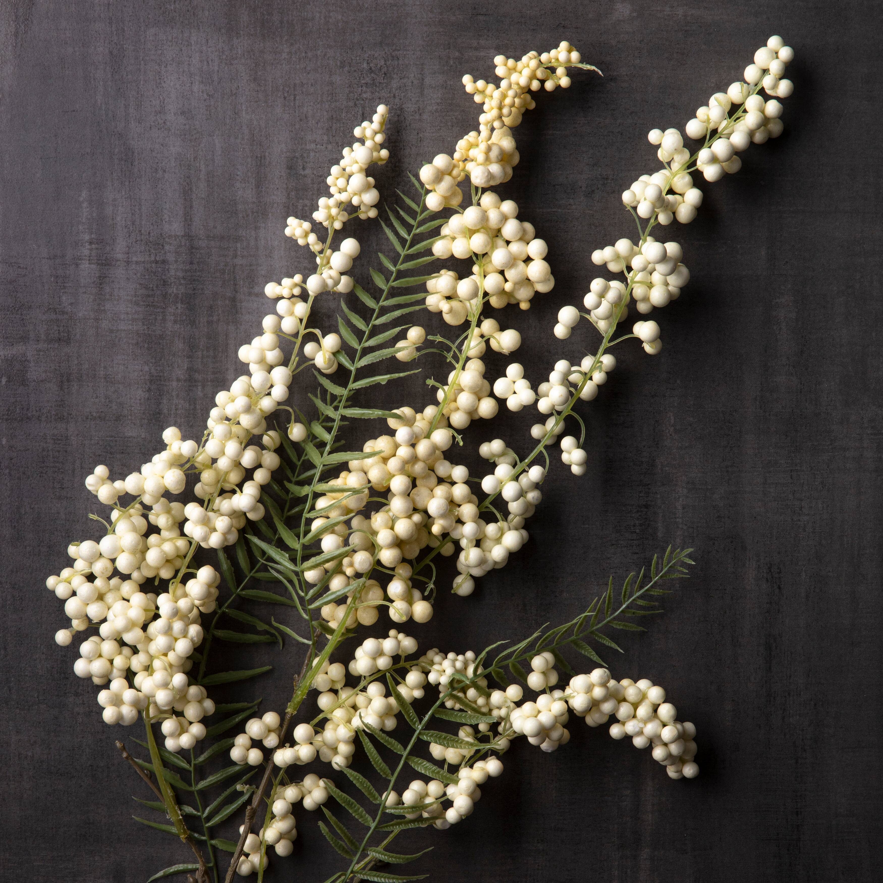 Cream Hanging Berry Stem by Ashland&#xAE;