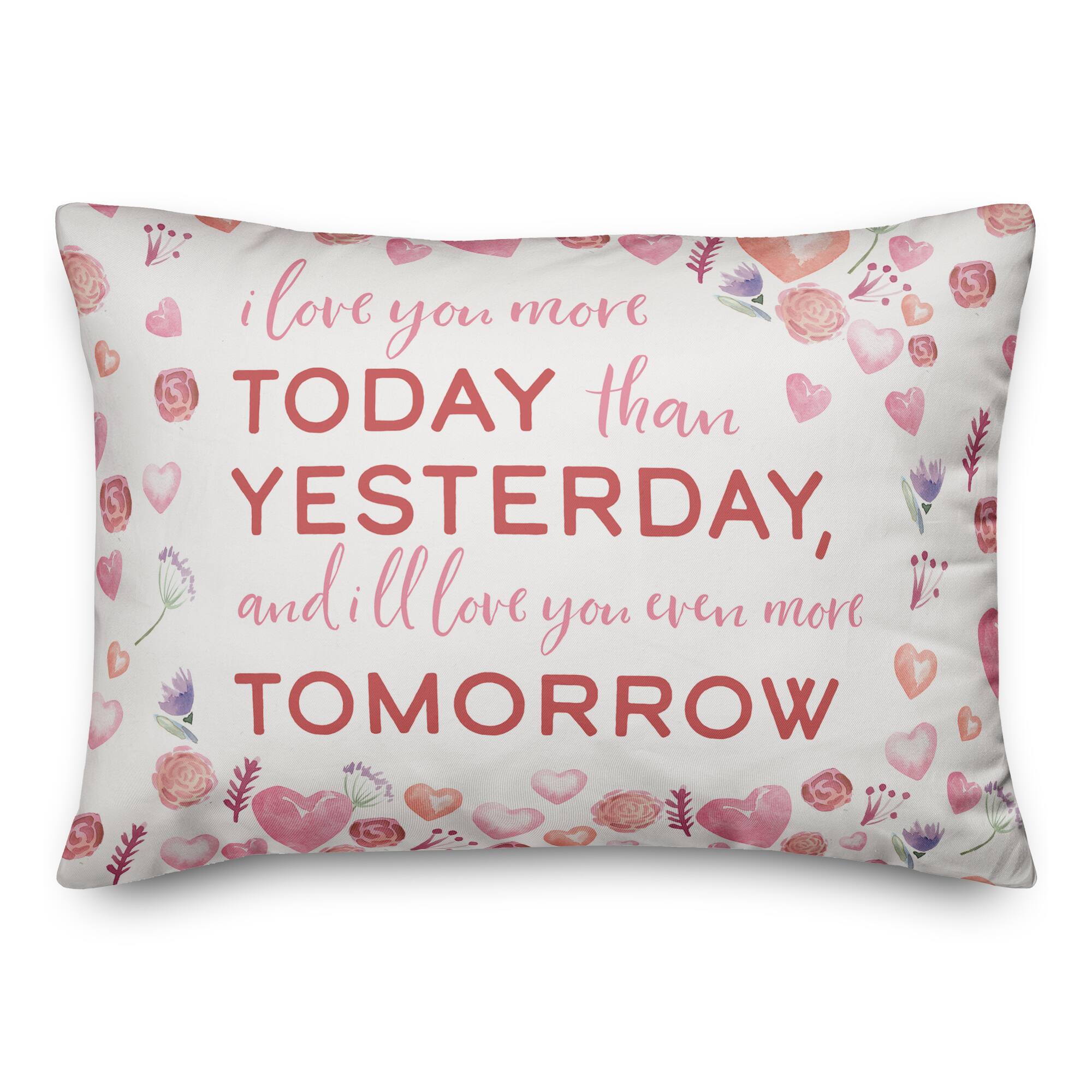 Love Quote Shiplap Throw Pillow, 14" x 20"