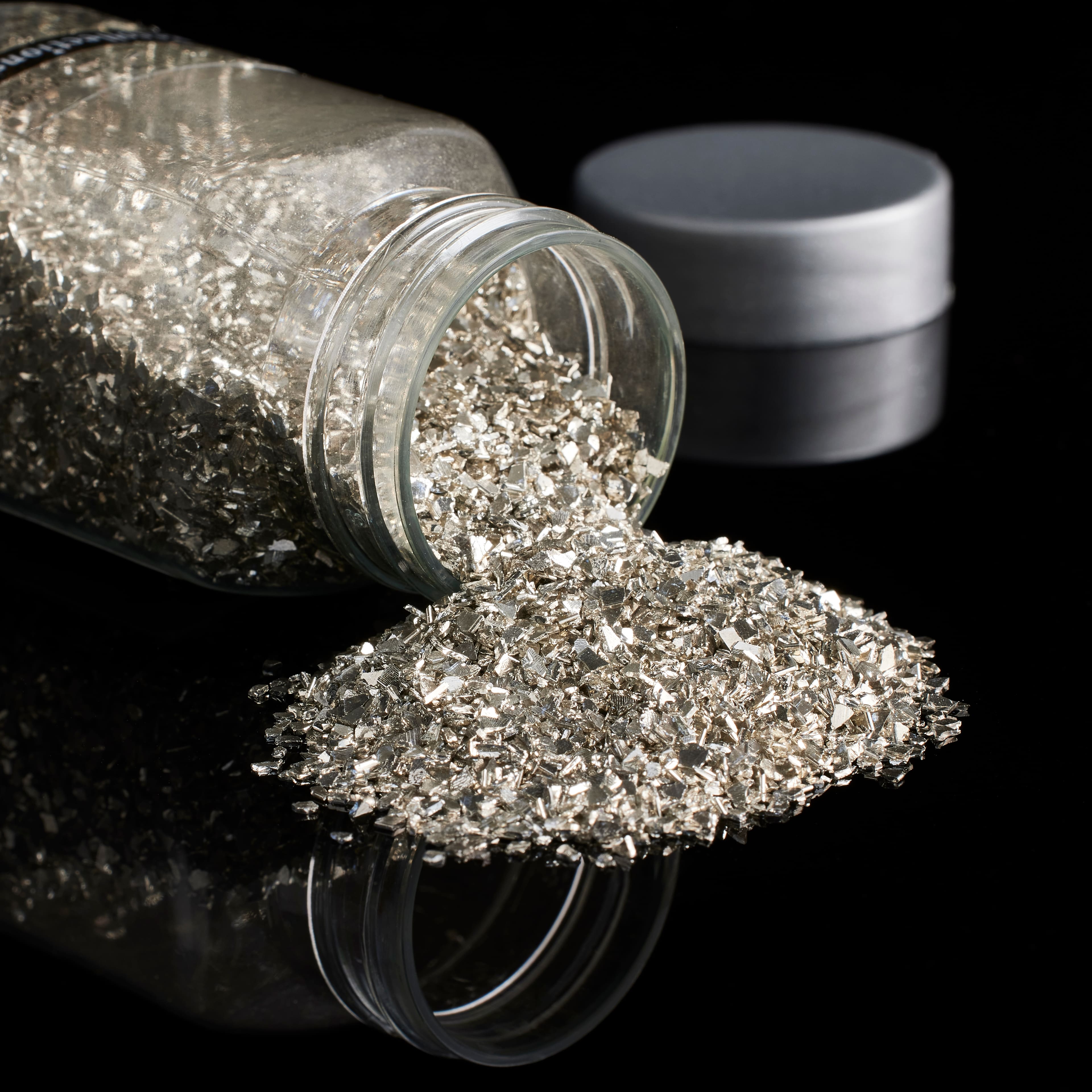 12 Pack: Vintage Silver Glass Glitter by Recollections™
