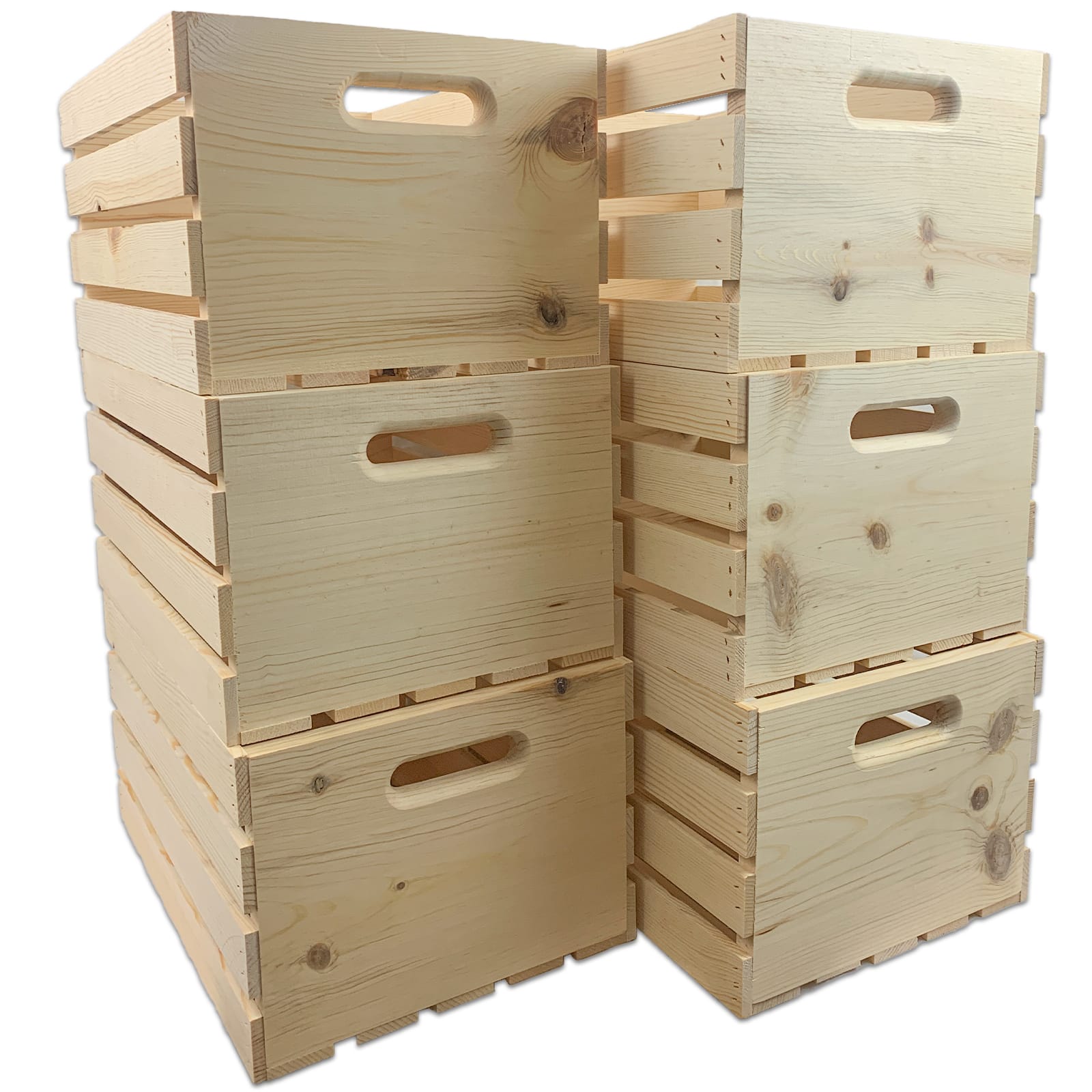 Wilson&#xAE; Enterprises 18&#x22; x 10&#x22; Pine Handle Crates, 6ct.