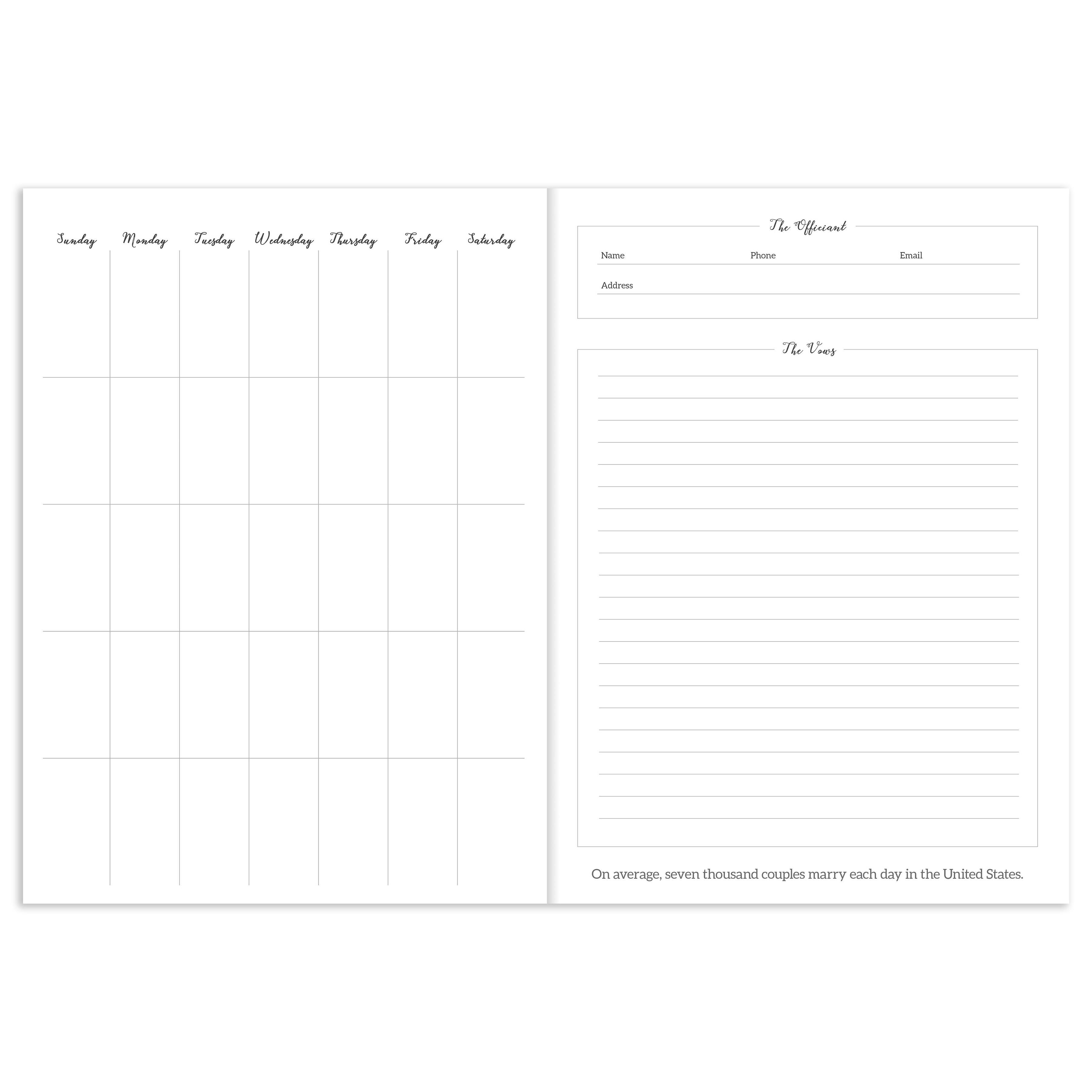 TF Publishing OMG! All the Things To Do Before I Do Undated Monthly Wedding Planner