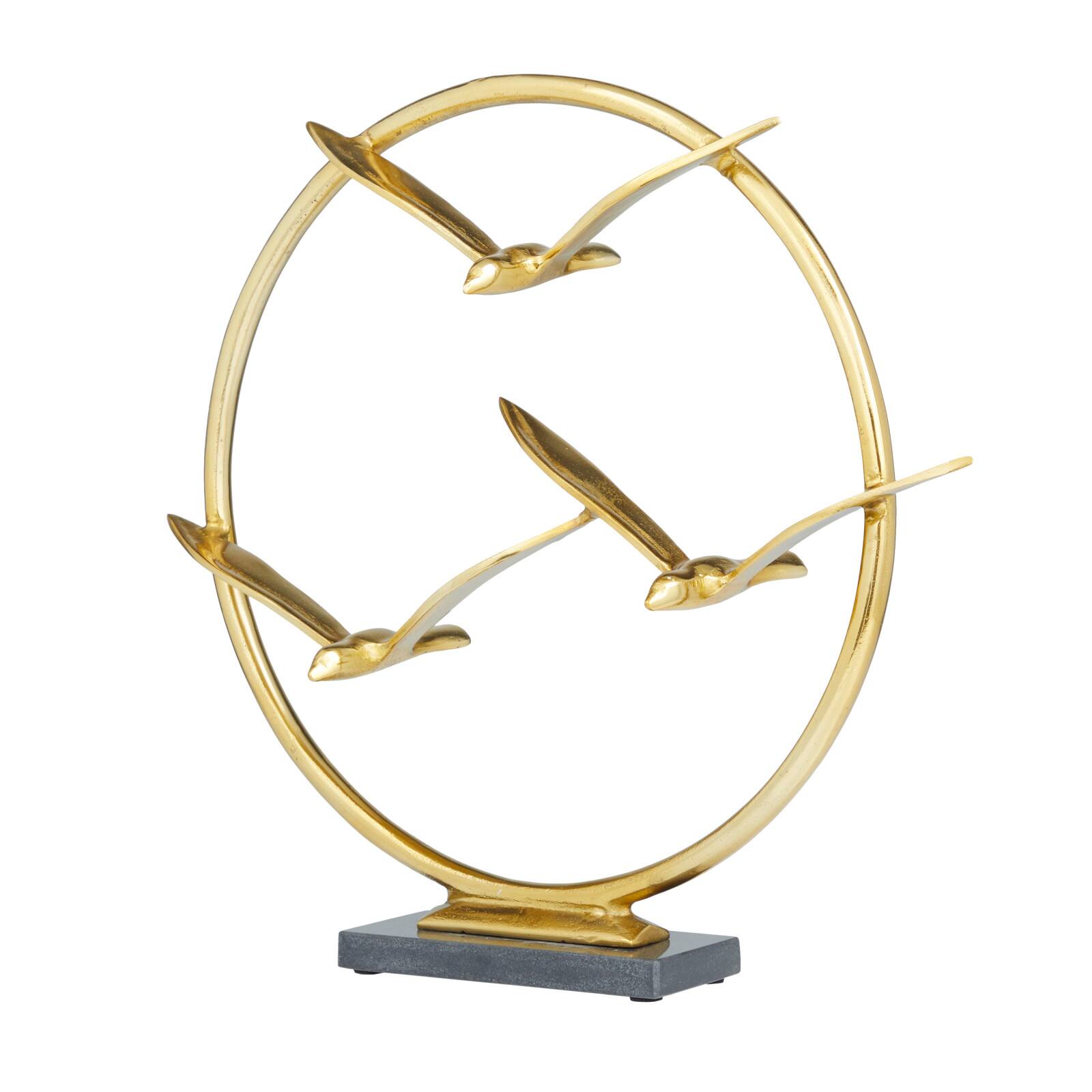 Gold Aluminum Contemporary Sculpture, 17 x 18 x 5 By Ivory And Iris - D615370S - Arts and Crafts Get the Gold Aluminum Contemporary Sculpture, 17 x sku D615370S