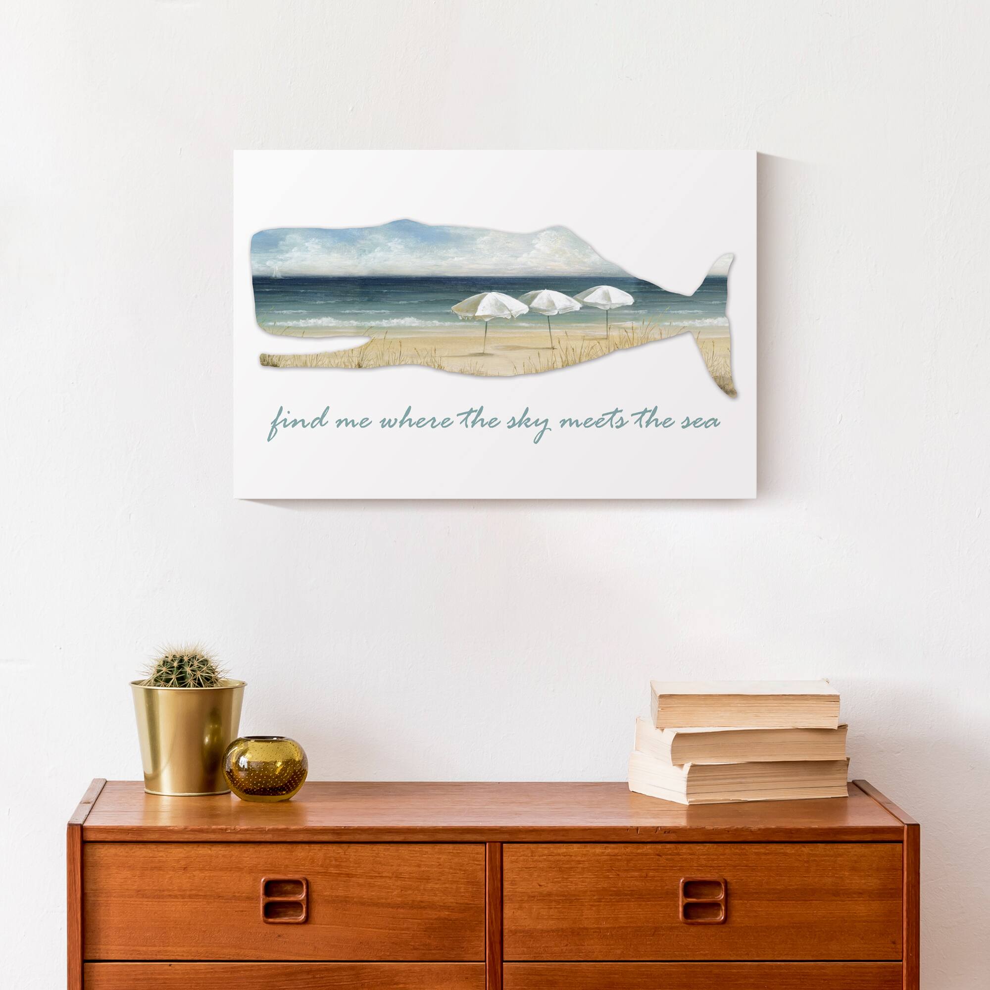 Where The Sea Meets The Sky Canvas Wall Art