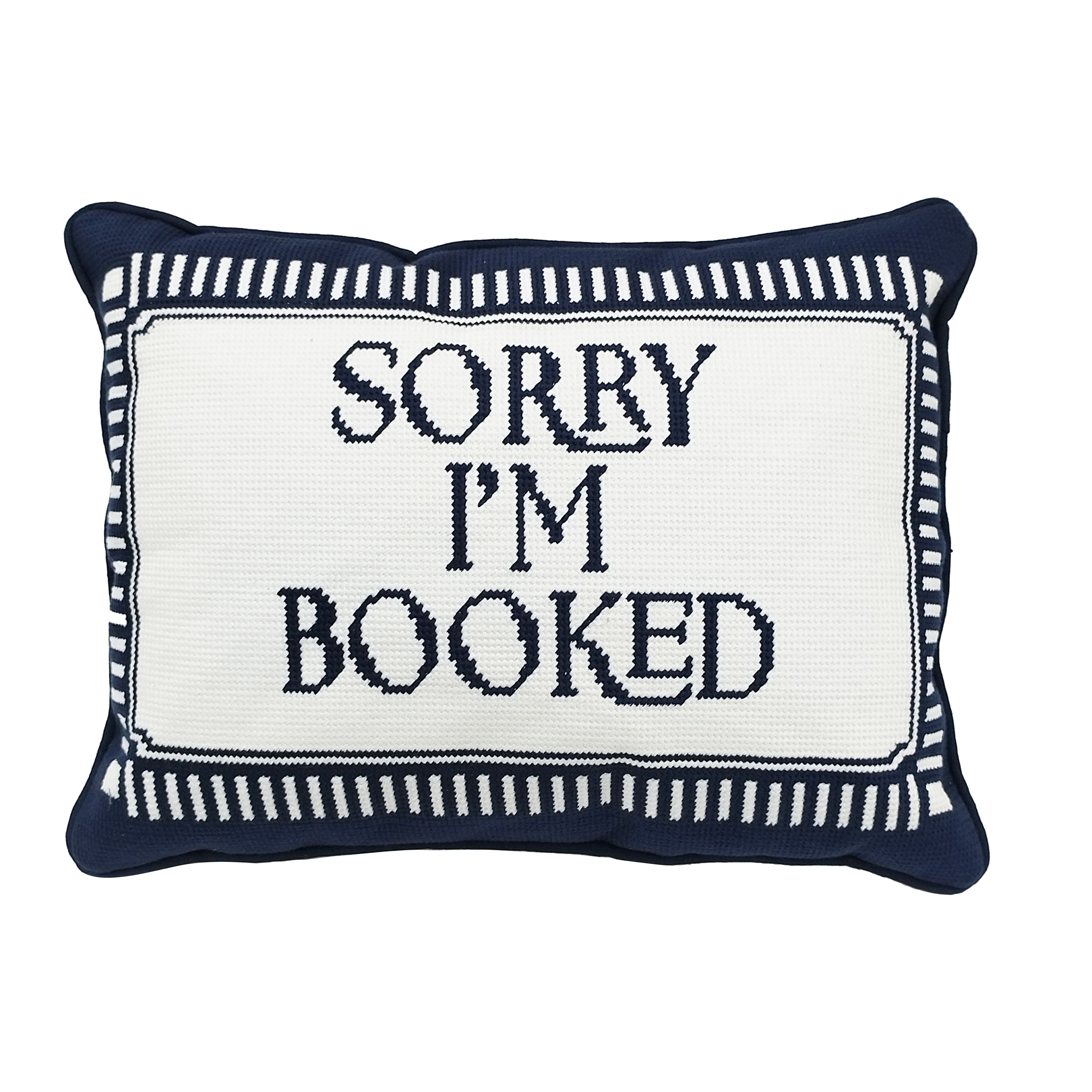 16" x 12" Sorry I'm Booked Pillow by Ashland®