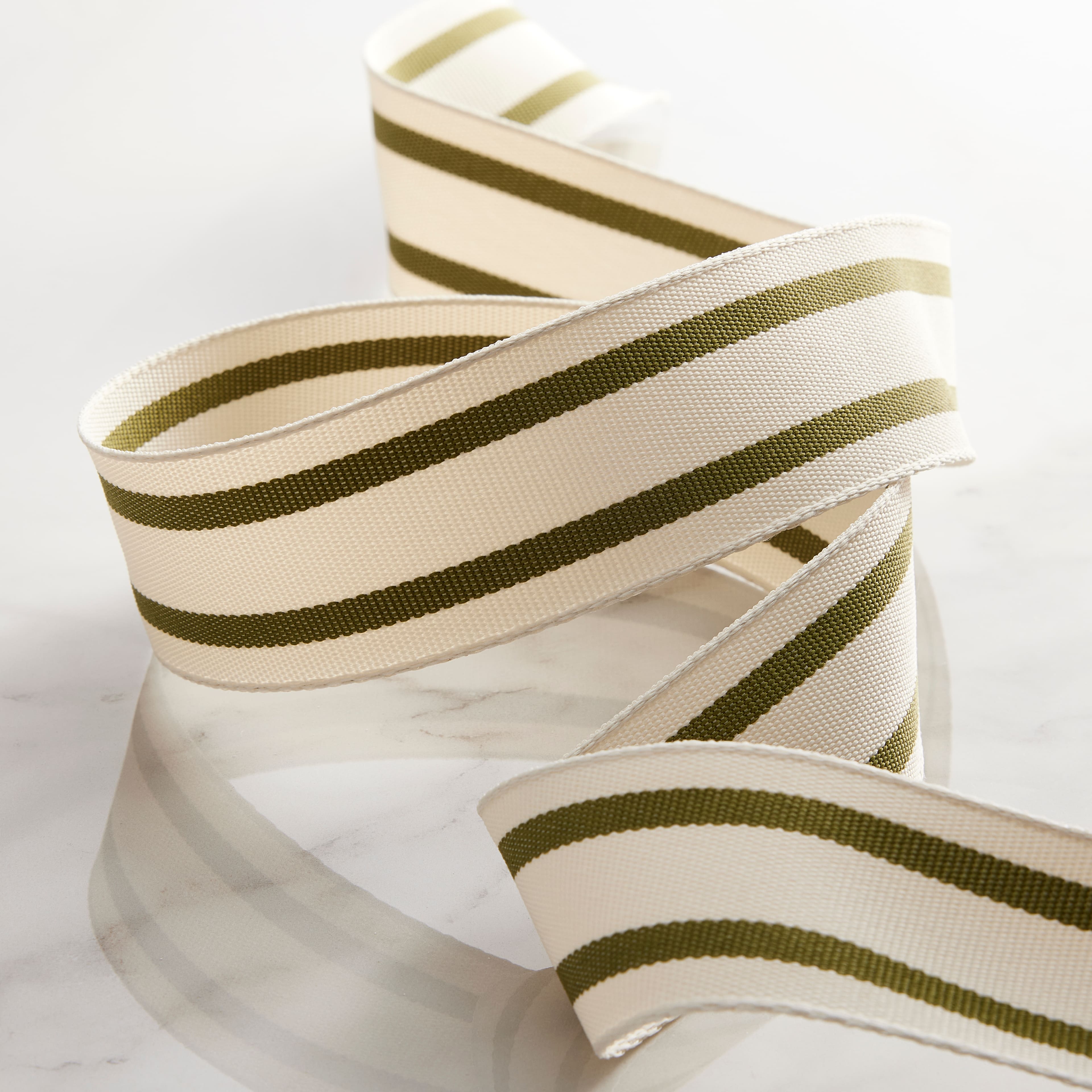 1.5&#x22; x 3yd. Wired Ticking Stripe Ribbon by Celebrate It&#x2122;