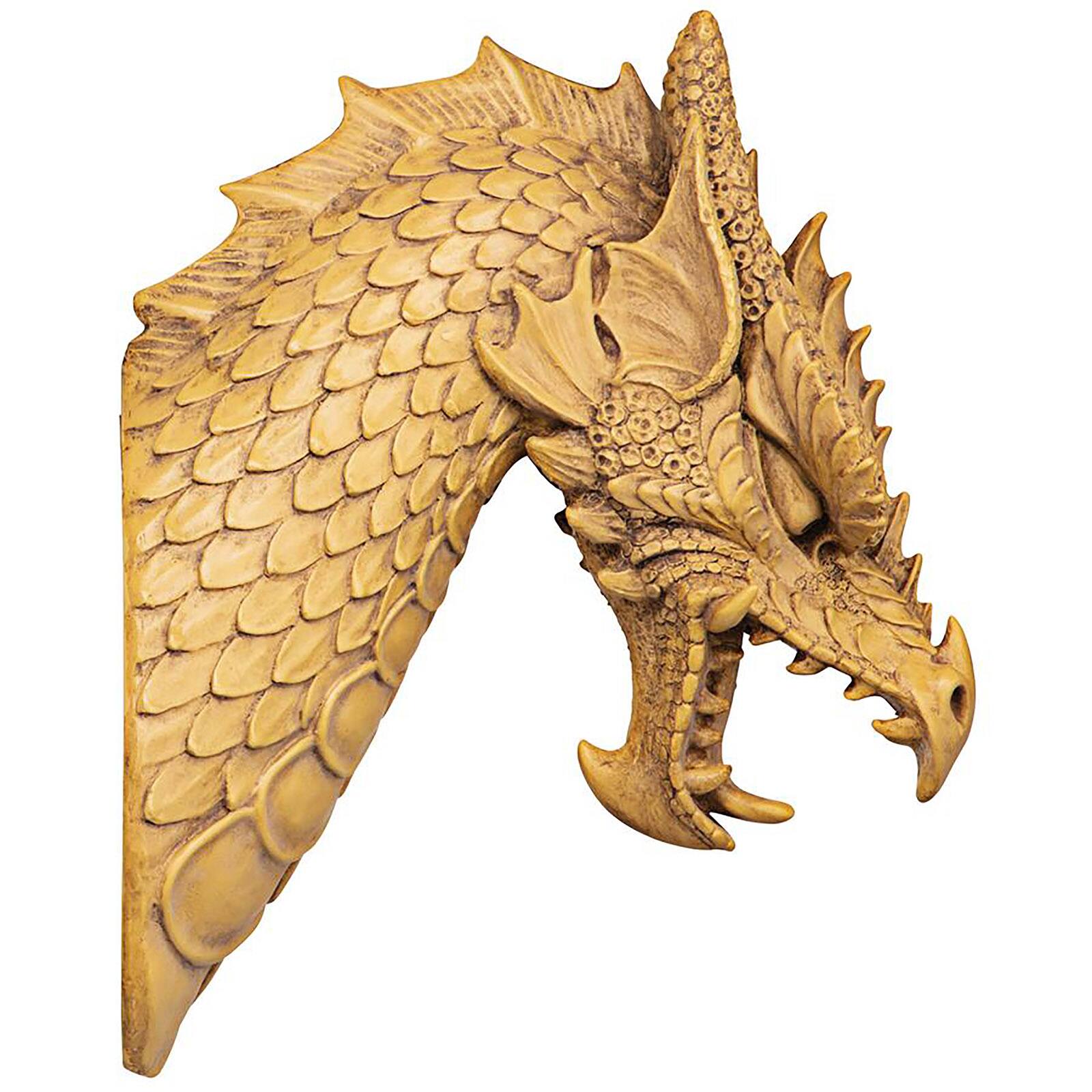 Design Toscano 15.5" Head of the Beast Dragon Wall Sculpture