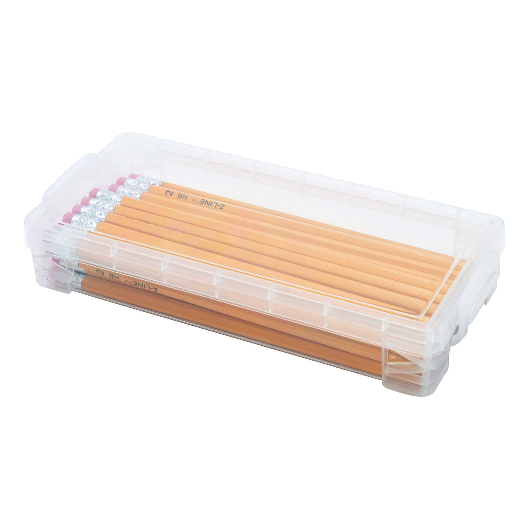 Super Stacker® Clear Stackable Pencil Box