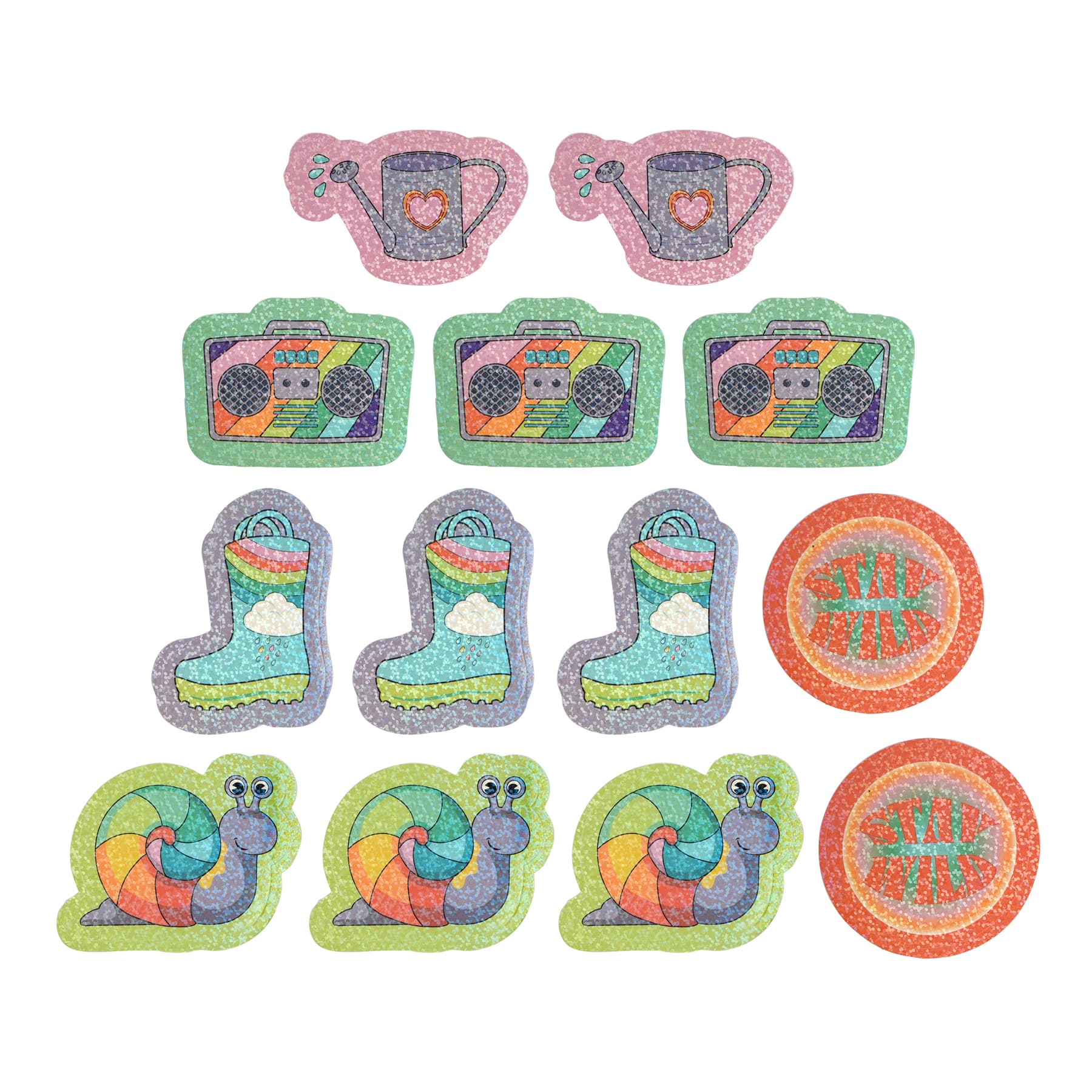 Glitter Peace Frog Sticker Value Pack by Creatology&#x2122;