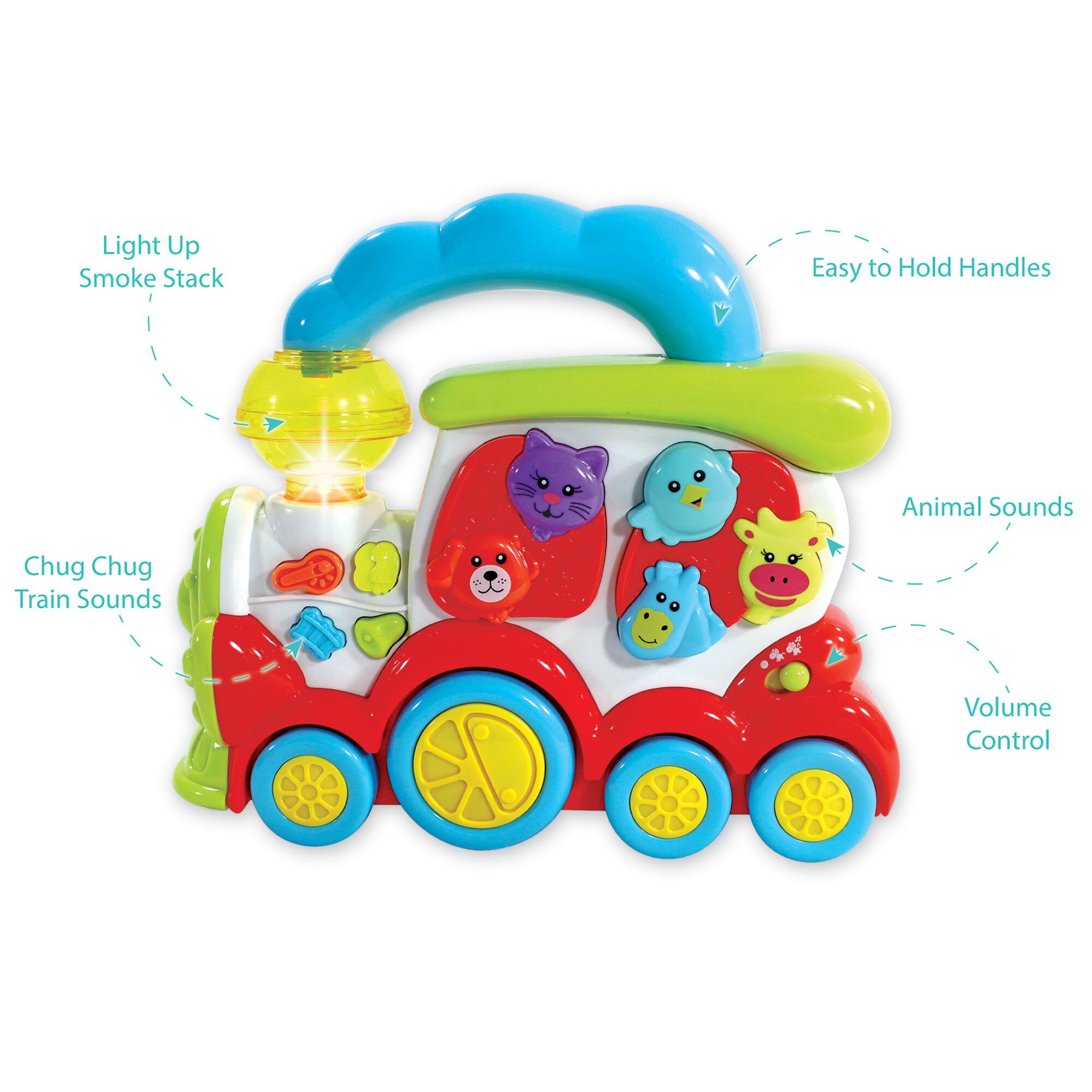 Nothing But Fun Toys Lights & Sounds Animal Choo Choo Train