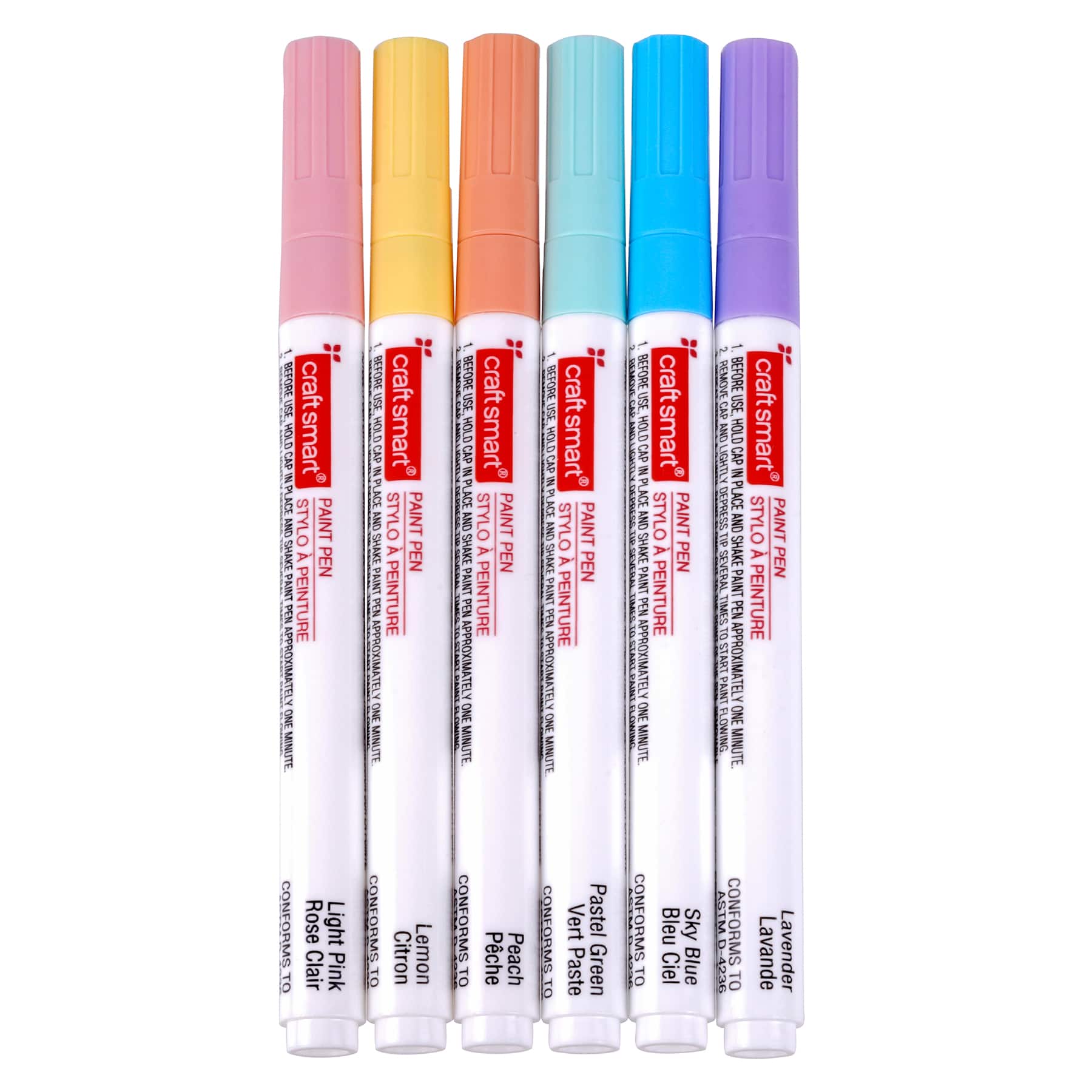 6 Color Metallic Medium Paint Pen Set by Craft Smart®