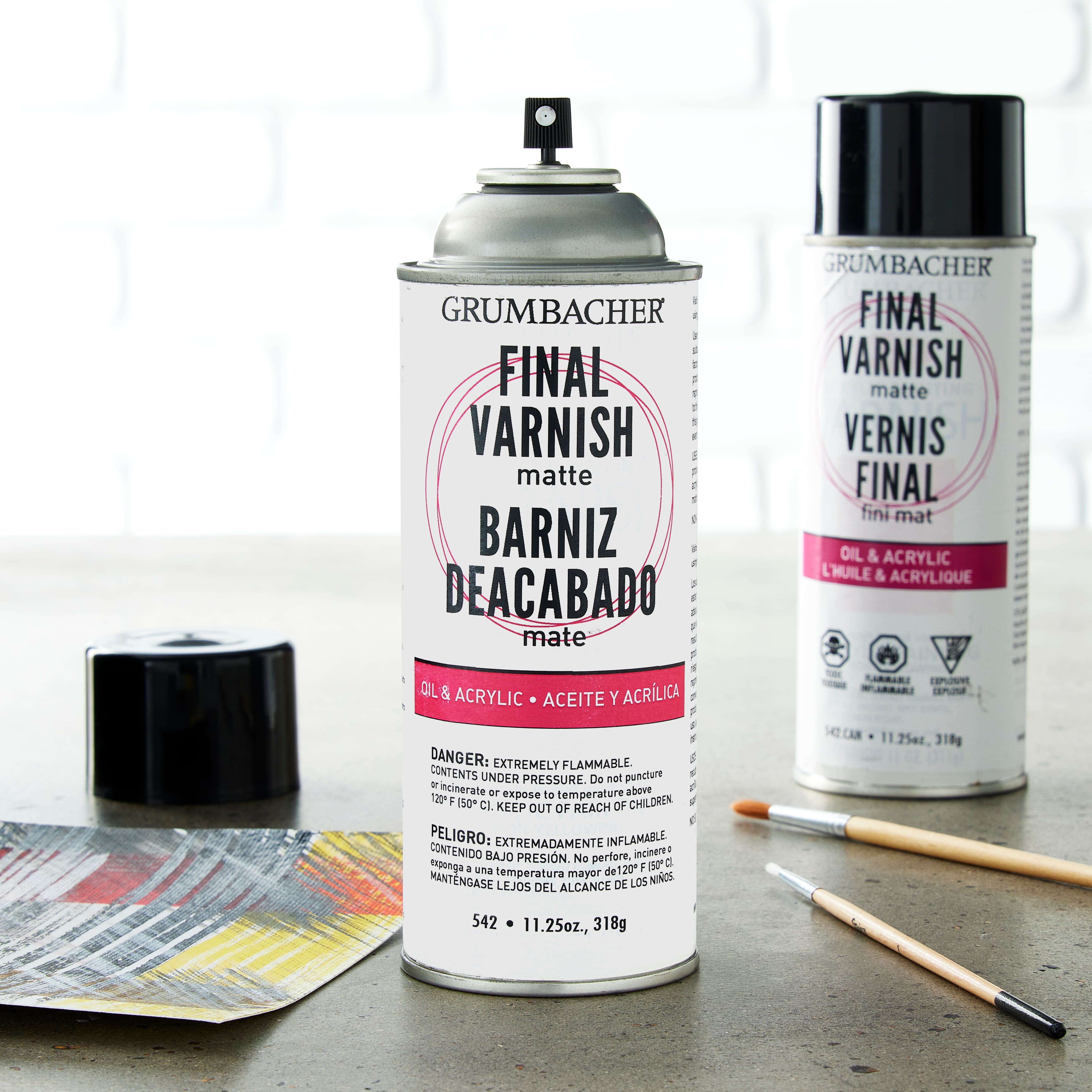 Grumbacher® Matte Oil & Acrylic Final Varnish Michaels