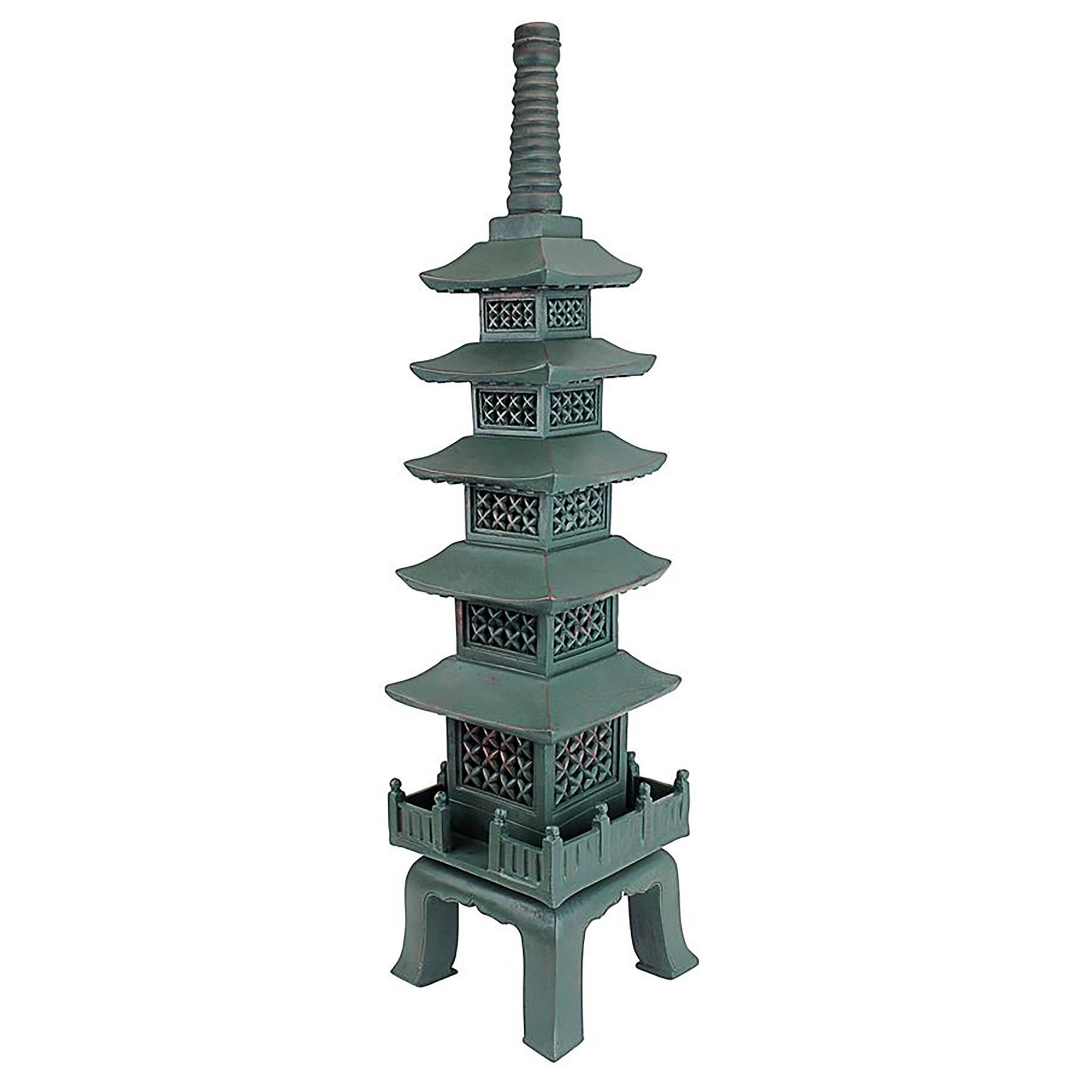 Design Toscano® 28" The Nara Temple Asian Garden Pagoda Sculpture