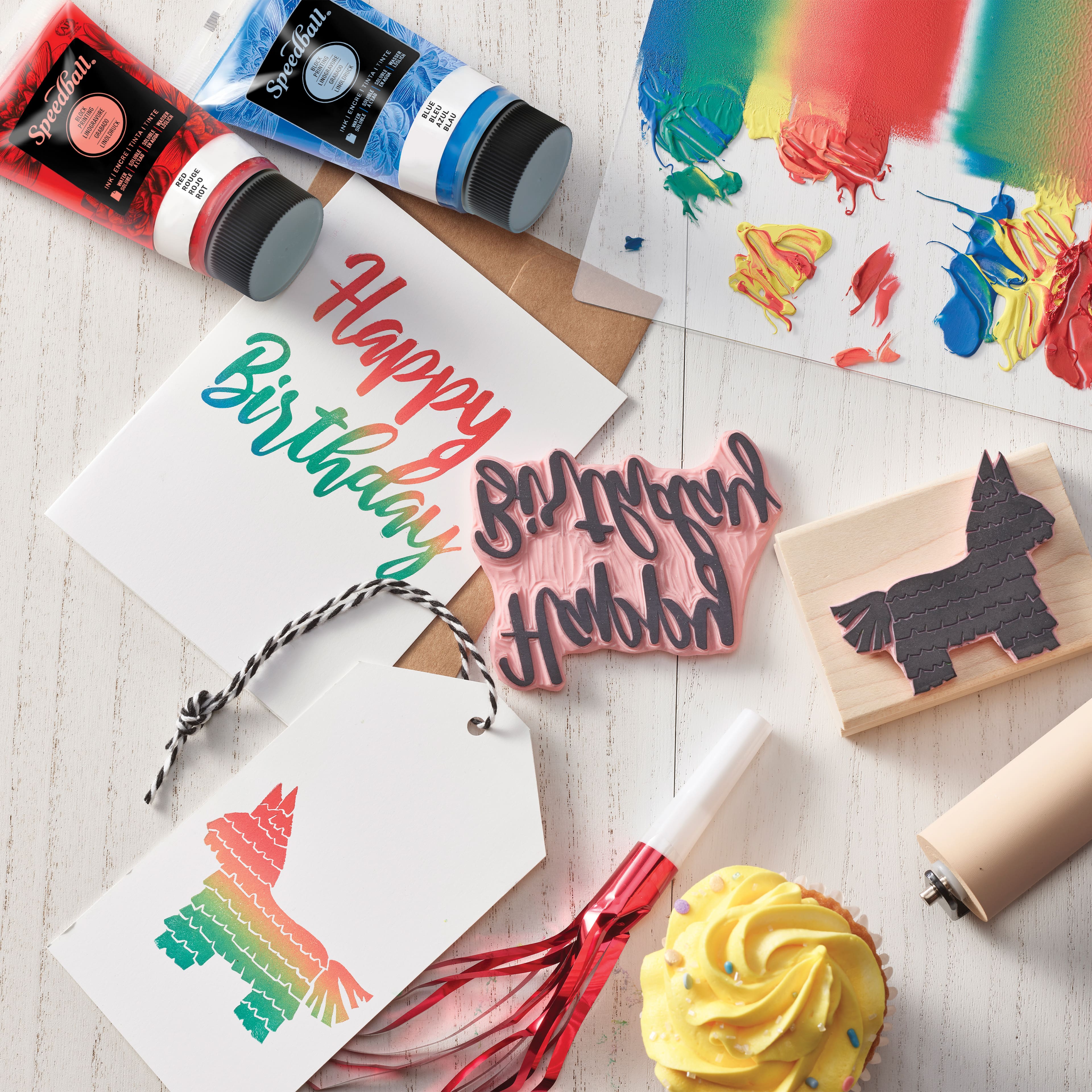 Speedball&#xAE; Water-Soluble Block Printing Ink