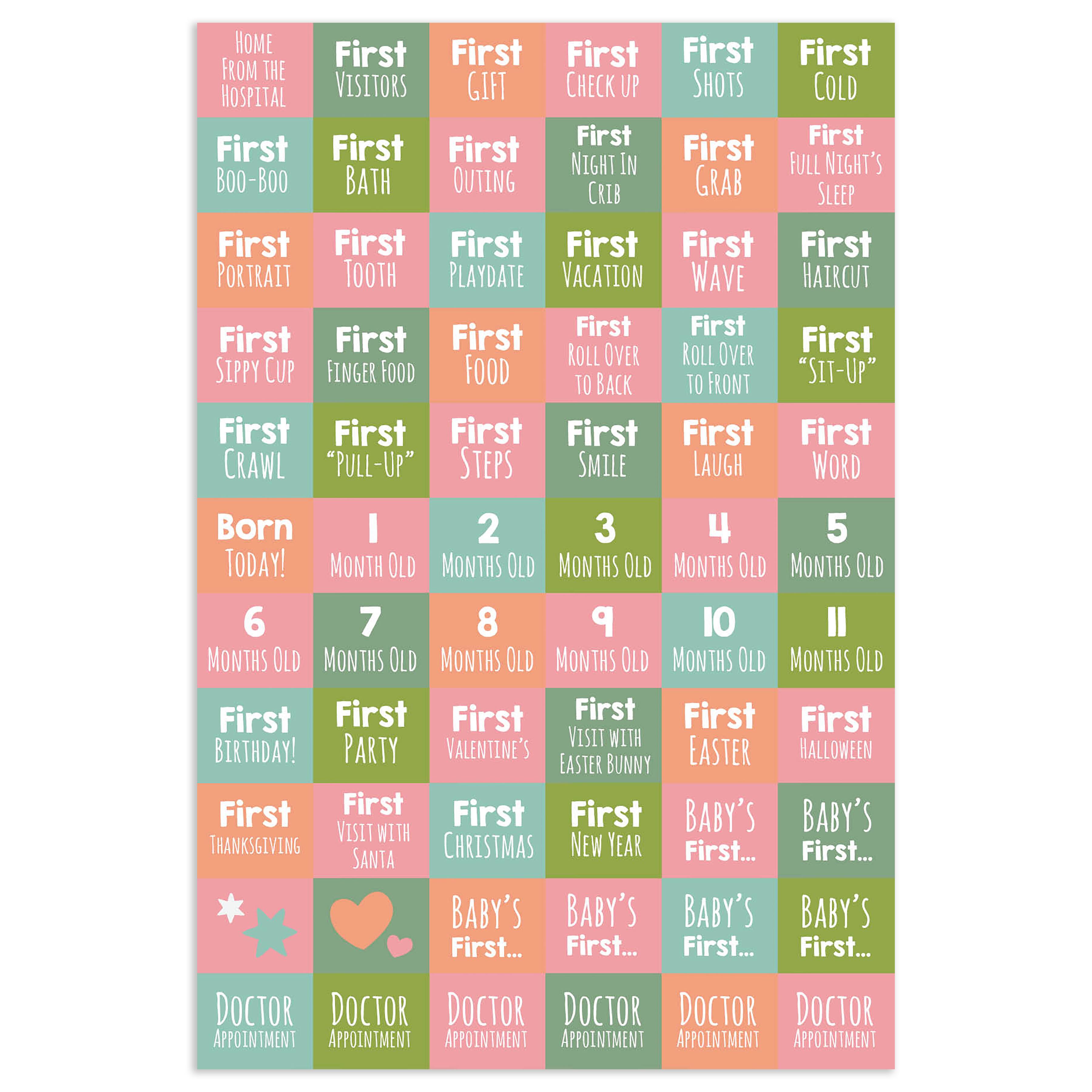 TF Publishing Baby's First Year Undated Keepsake Wall Calendar