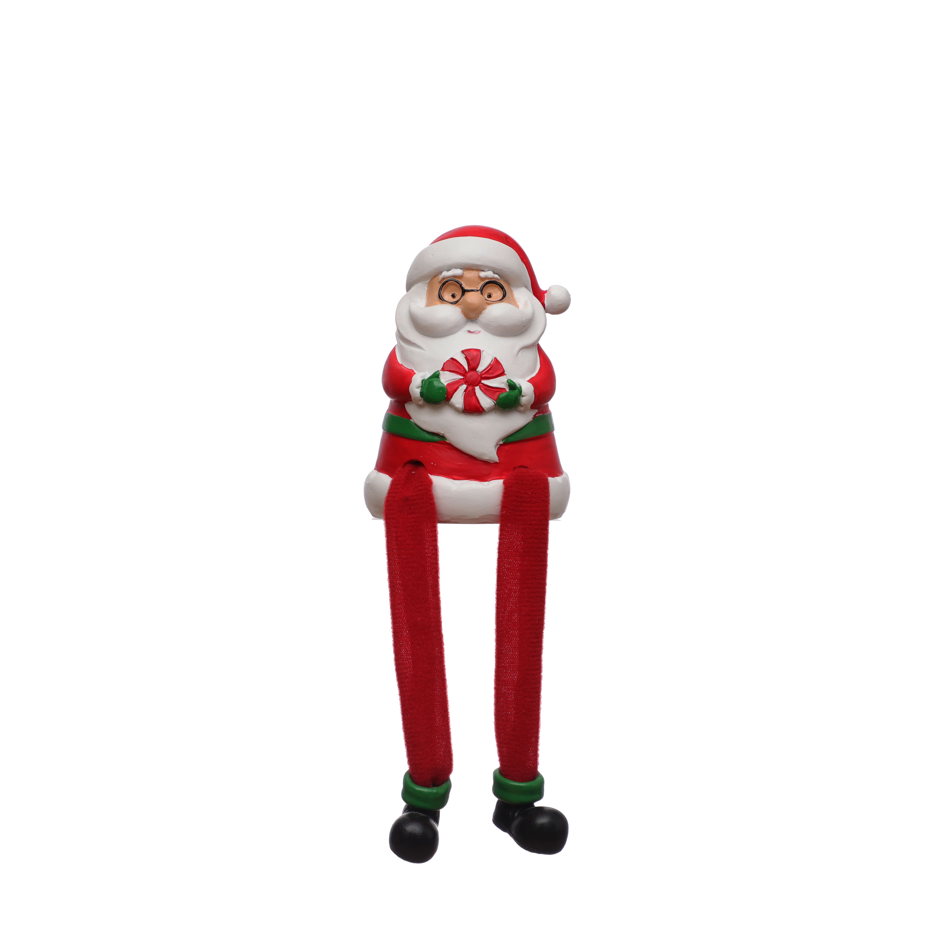 4&#x22; Sitting Santa Dangle Legs Tabletop D&#xE9;cor by Ashland&#xAE;