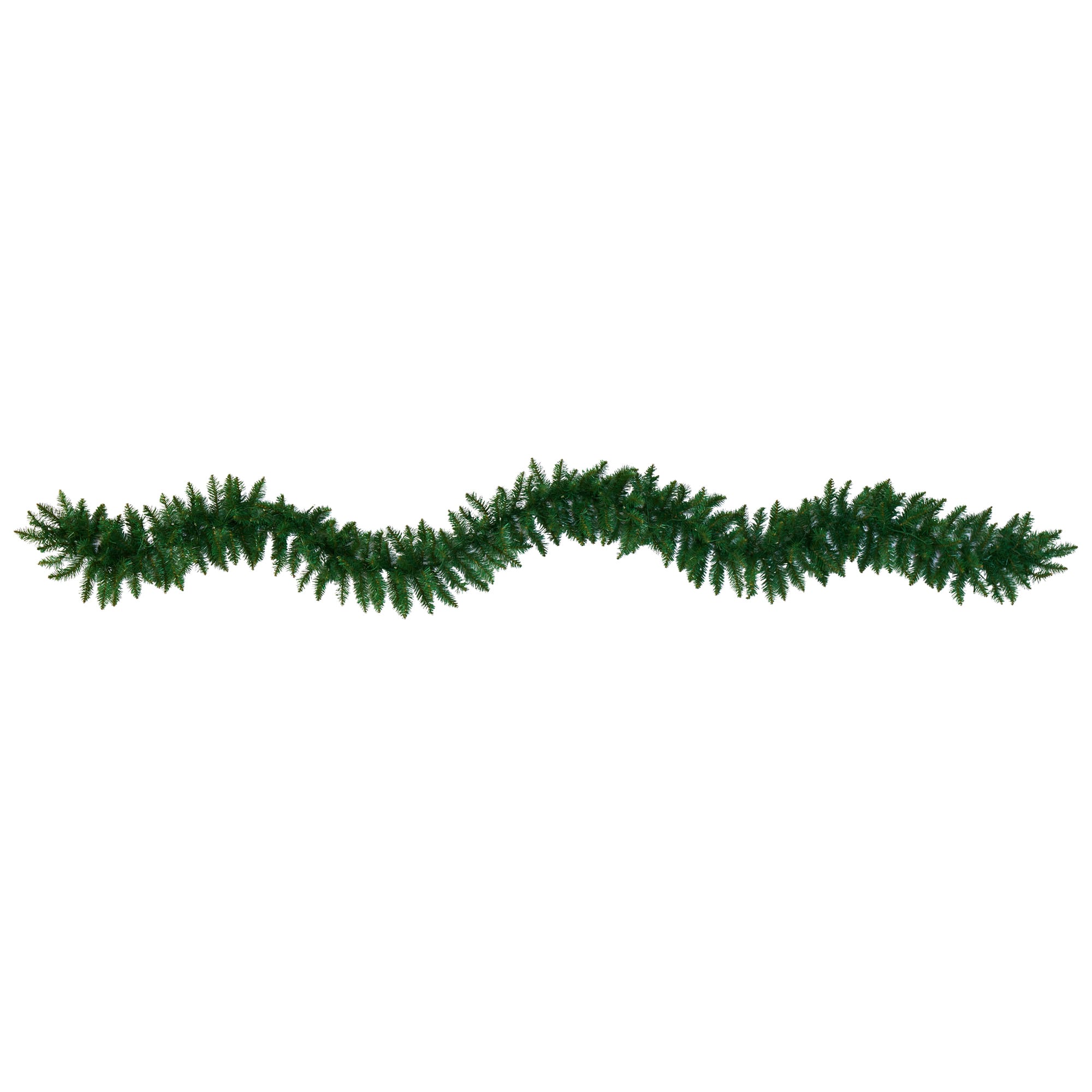 9ft. Pre-Lit Pine Artificial Garland with Warm White LED Lights