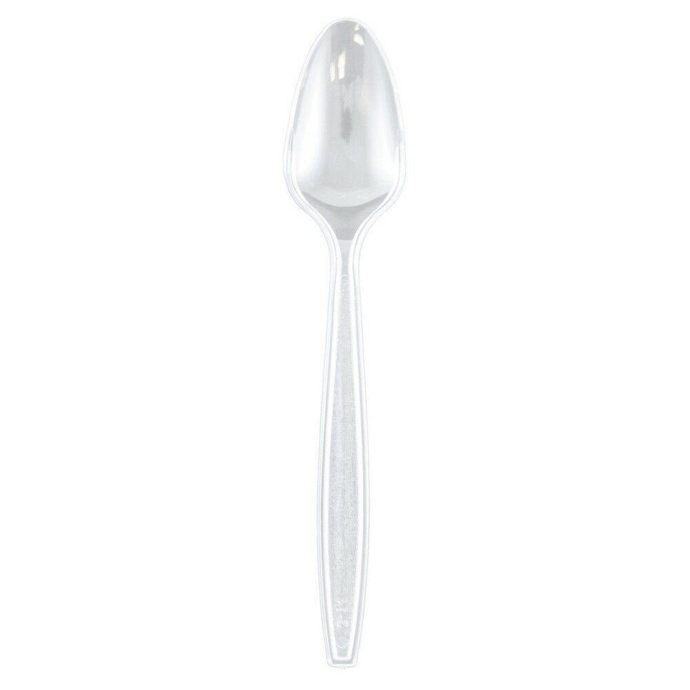JAM Paper Premium Disposable Plastic Spoons, 48ct.