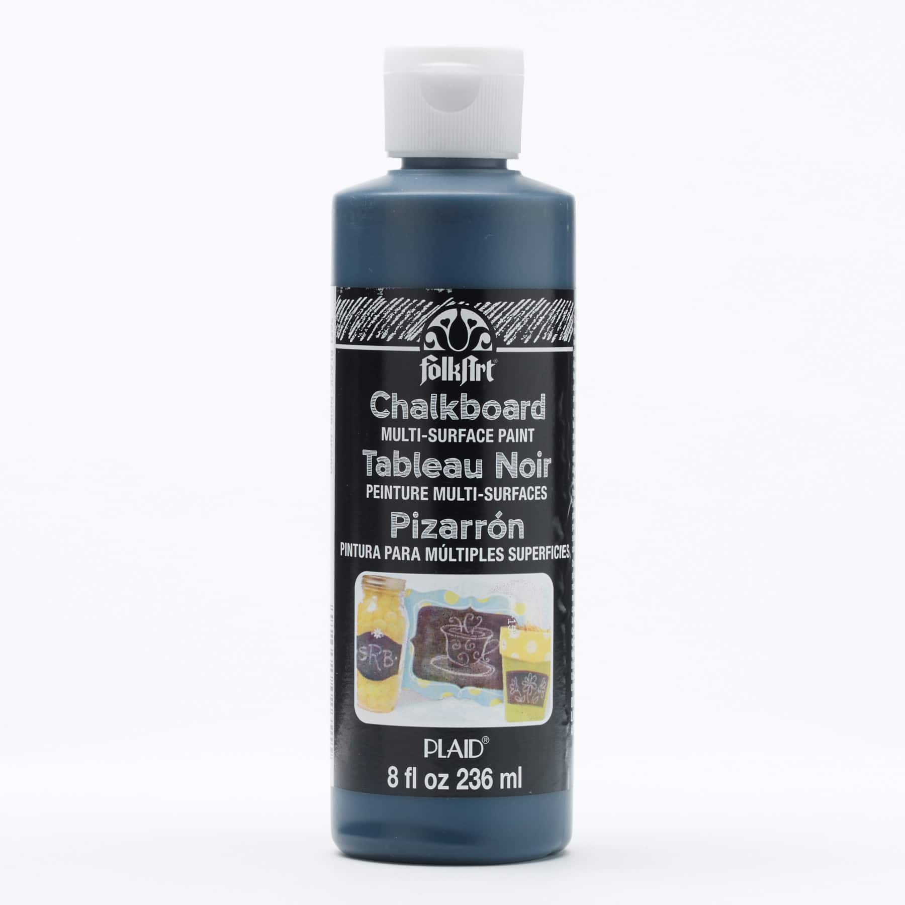 Shop Plaid FolkArt ® Chalkboard Multi-Surface Paint - Black, 16 oz. - 2725  - 2725