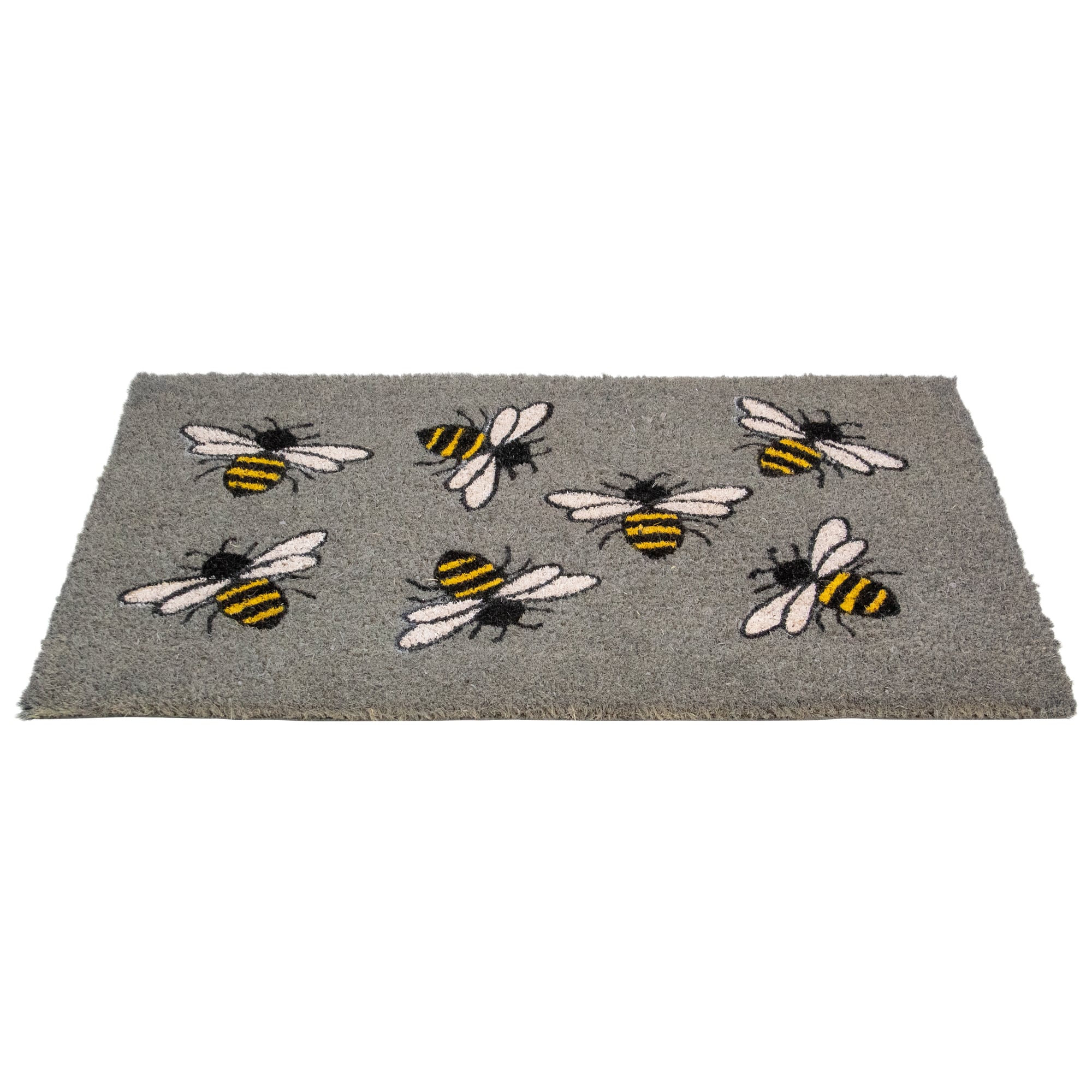 Natural Coir Bumble Bee Doormat