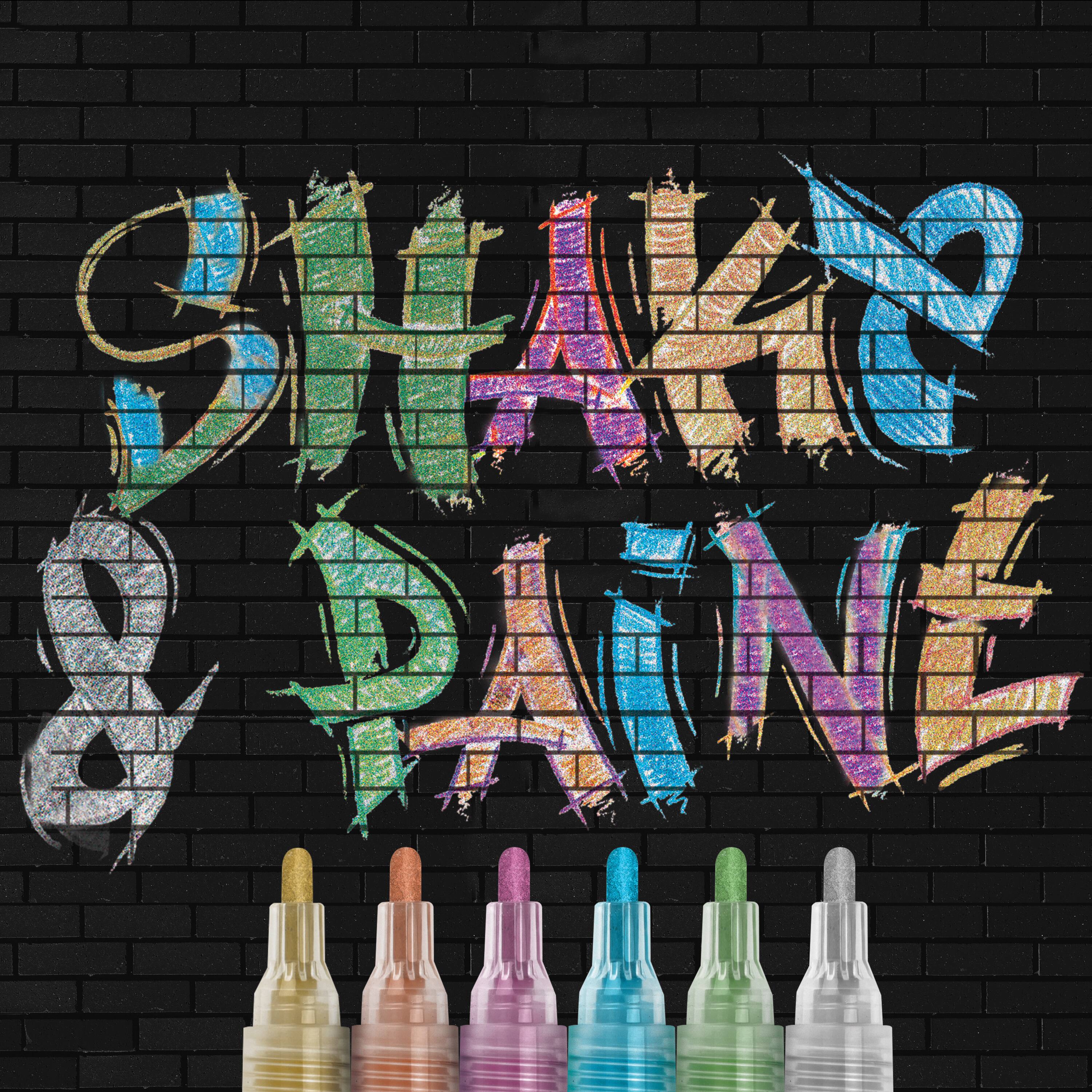 Faber-Castell® Black Edition Metallic Colors Shake & Paint Markers