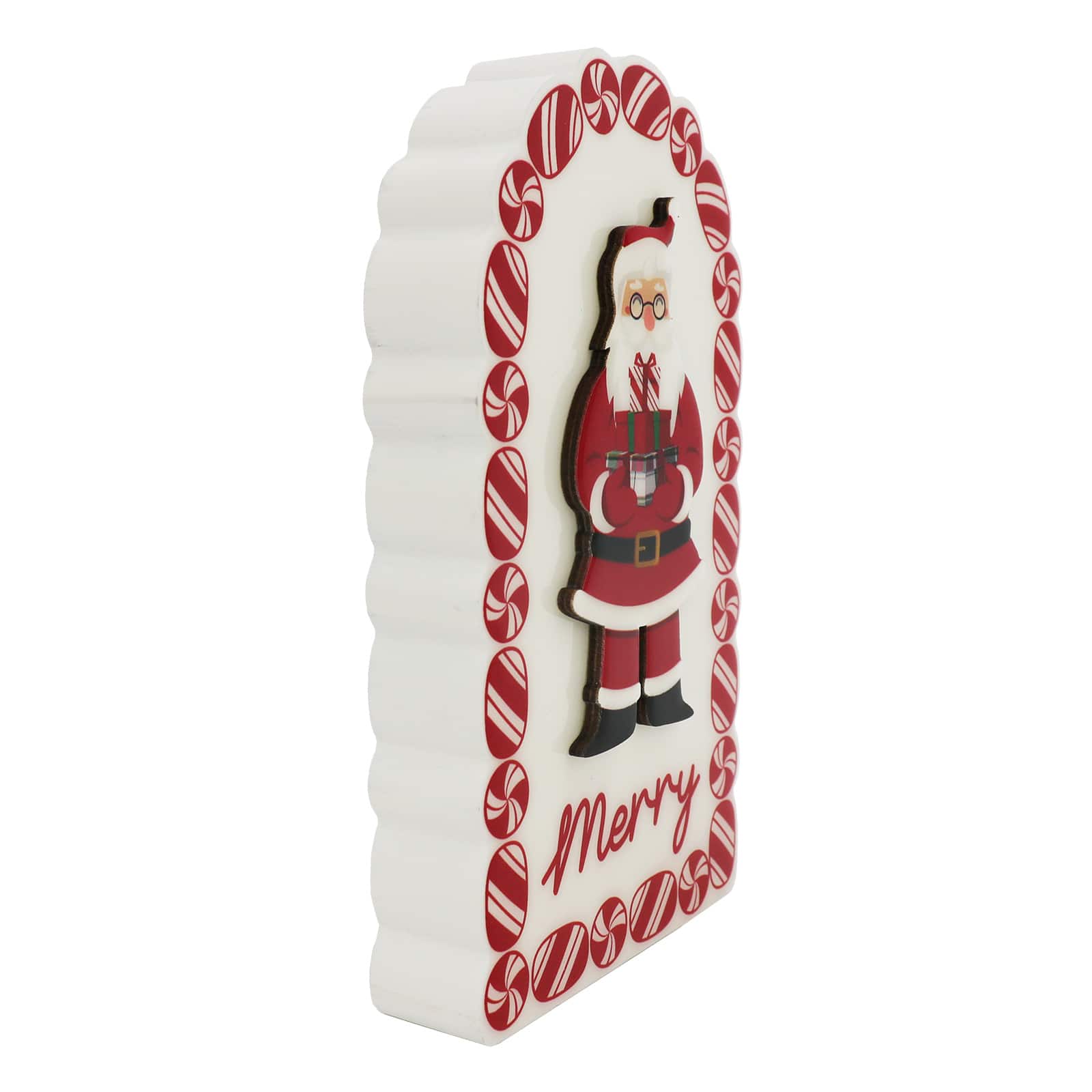 7&#x22; Santa Holding Presents Tabletop D&#xE9;cor by Ashland&#xAE;
