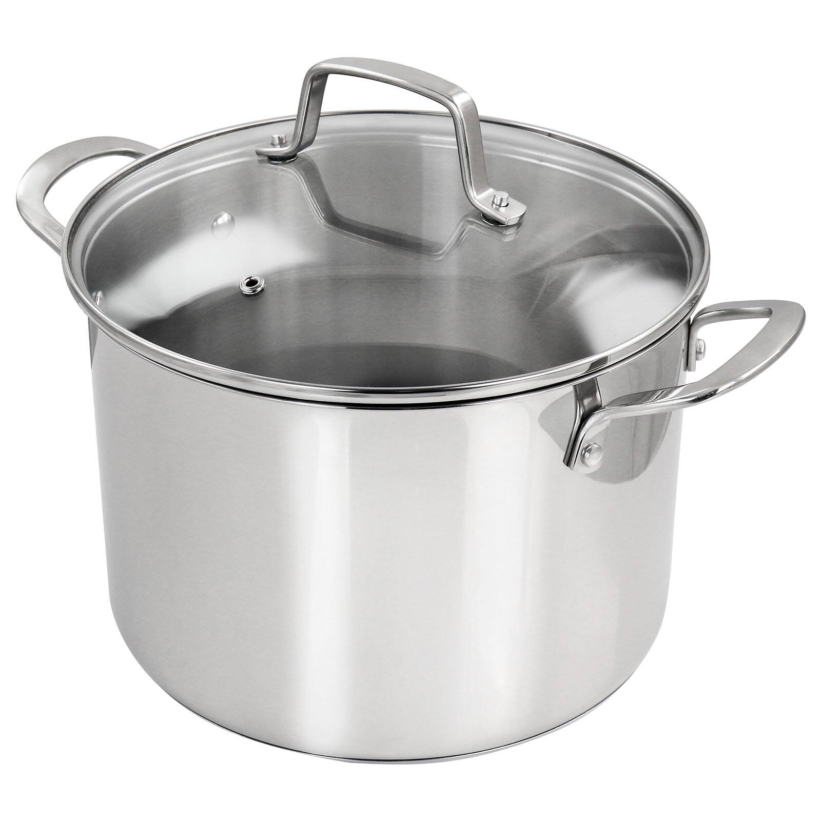 Martha Stewart 8qt. Castelle Stainless Steel Dutch Oven with Lid
