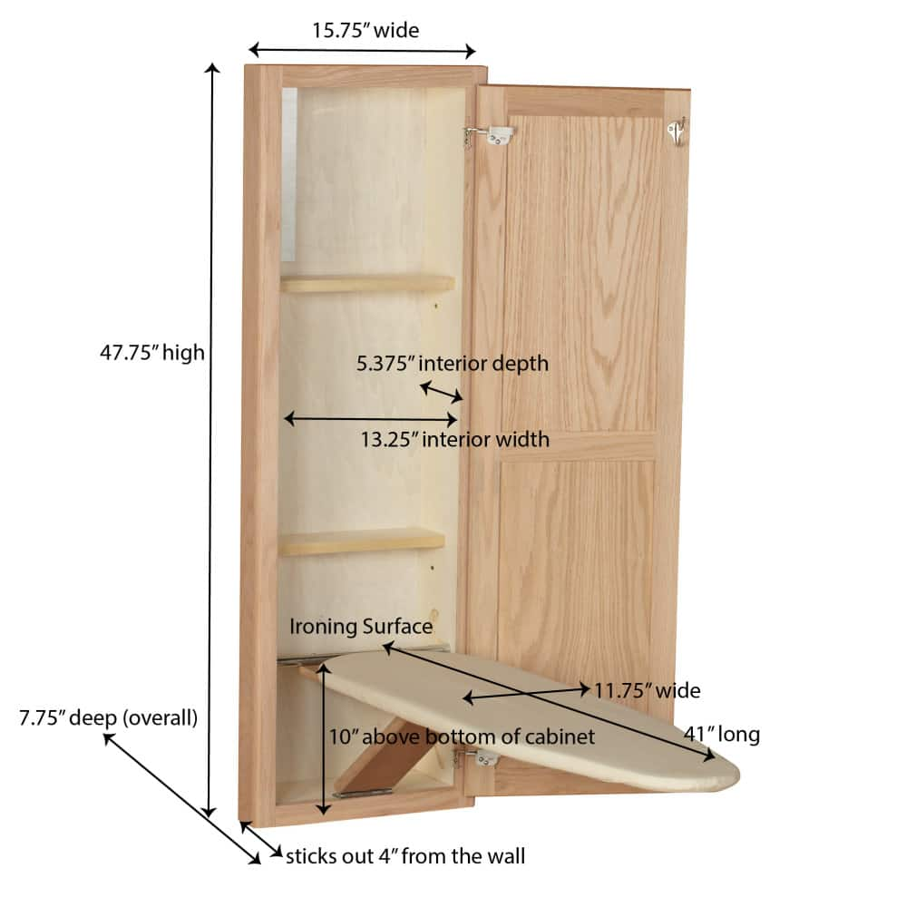 Household Essentials Ironing Board Cabinet