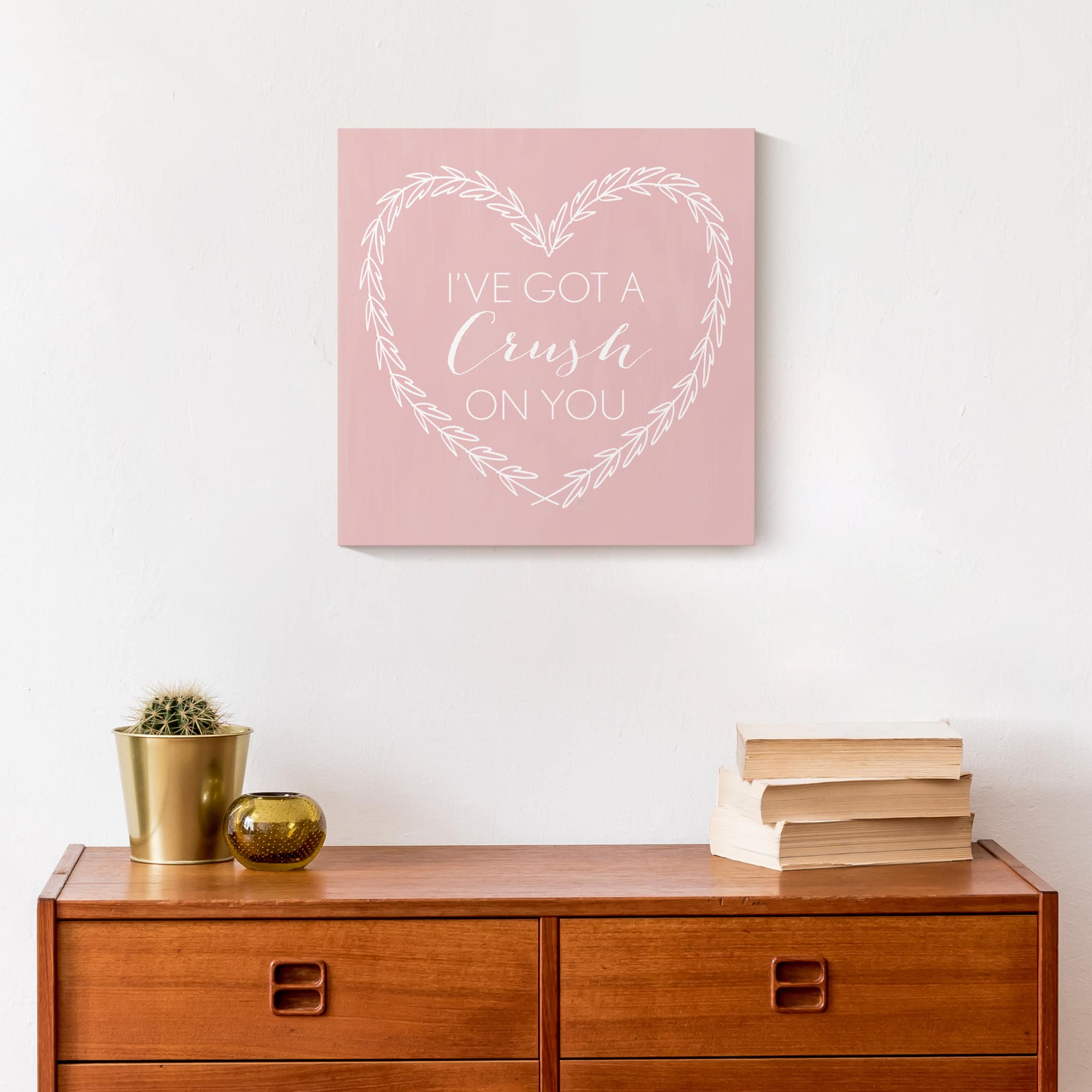 I've Got a Crush on You Canvas Wall Art