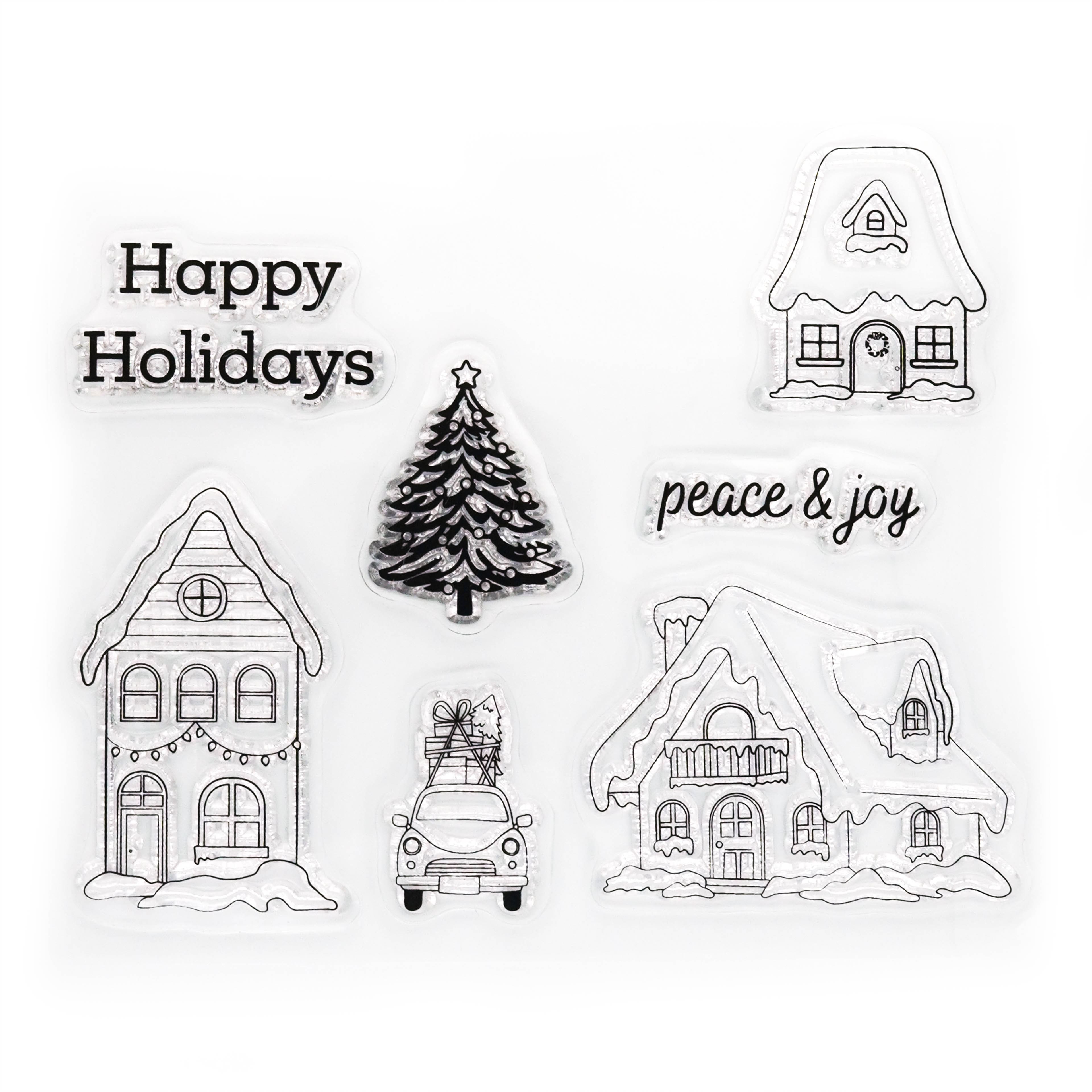 House Clear Stamp &#x26; Die Set by Recollections&#x2122;