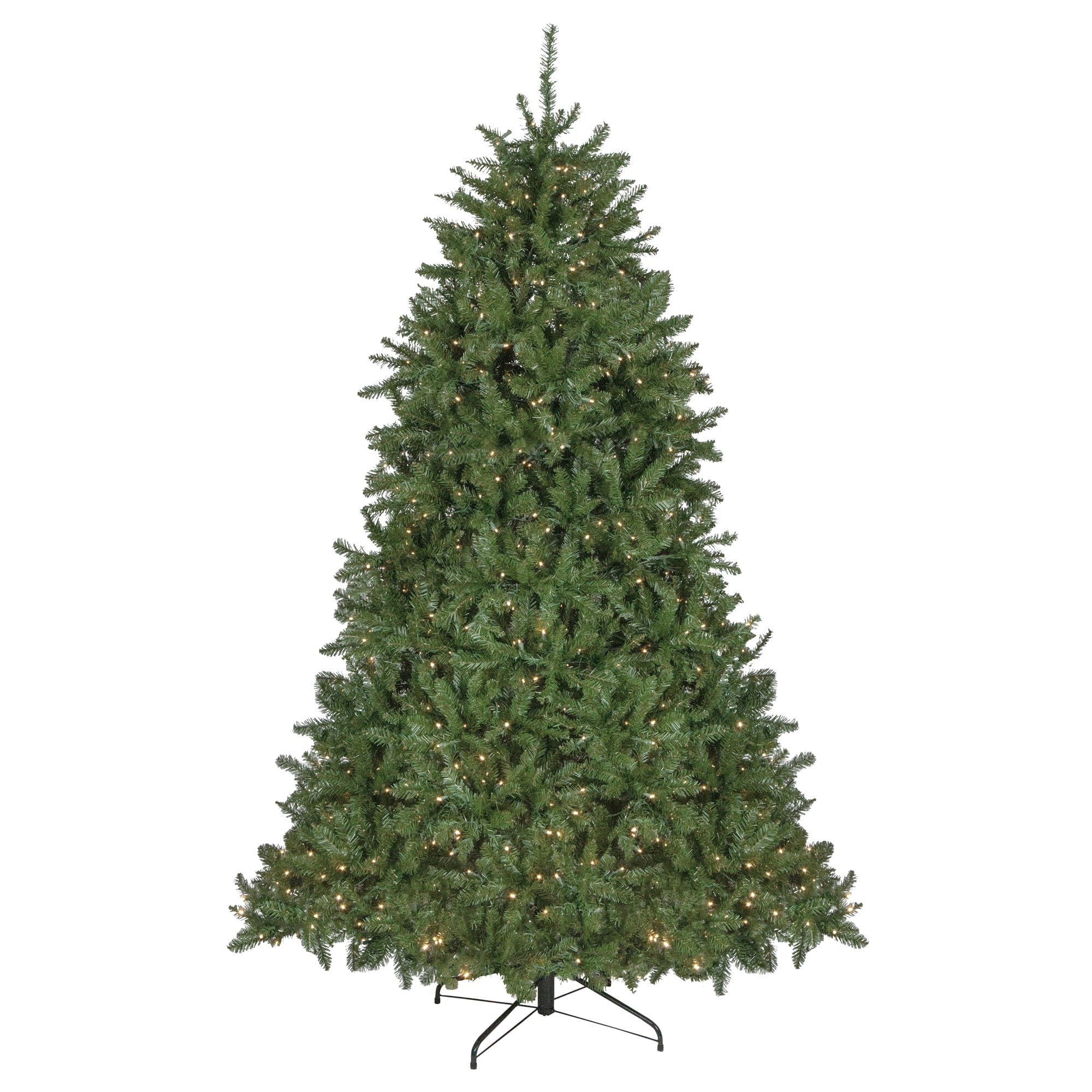 7.5ft. Pre-Lit Rockwood Pine Artificial Christmas Tree, Clear LED Lights