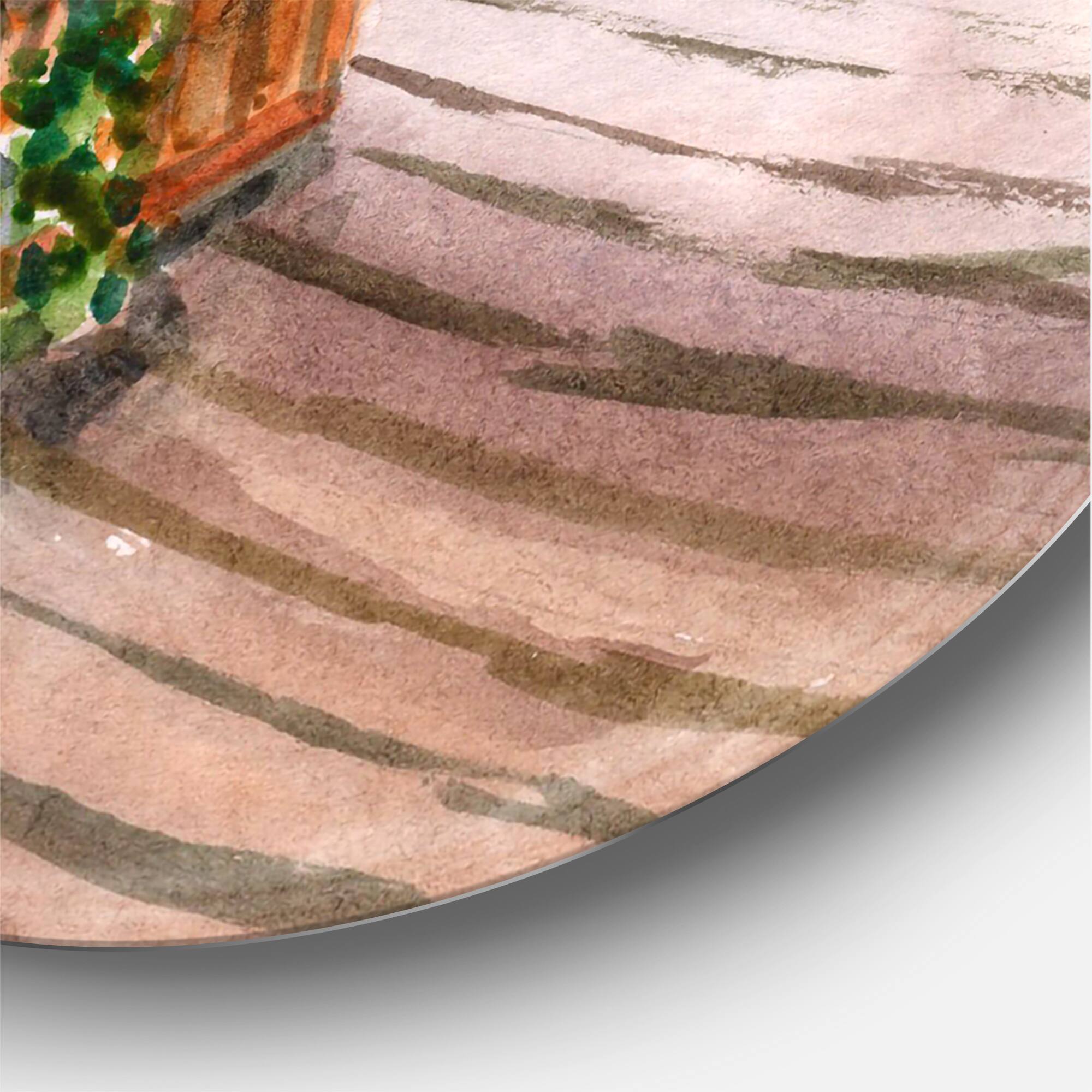 Designart - Yellow Spikelets of Houseplant With Green Stems