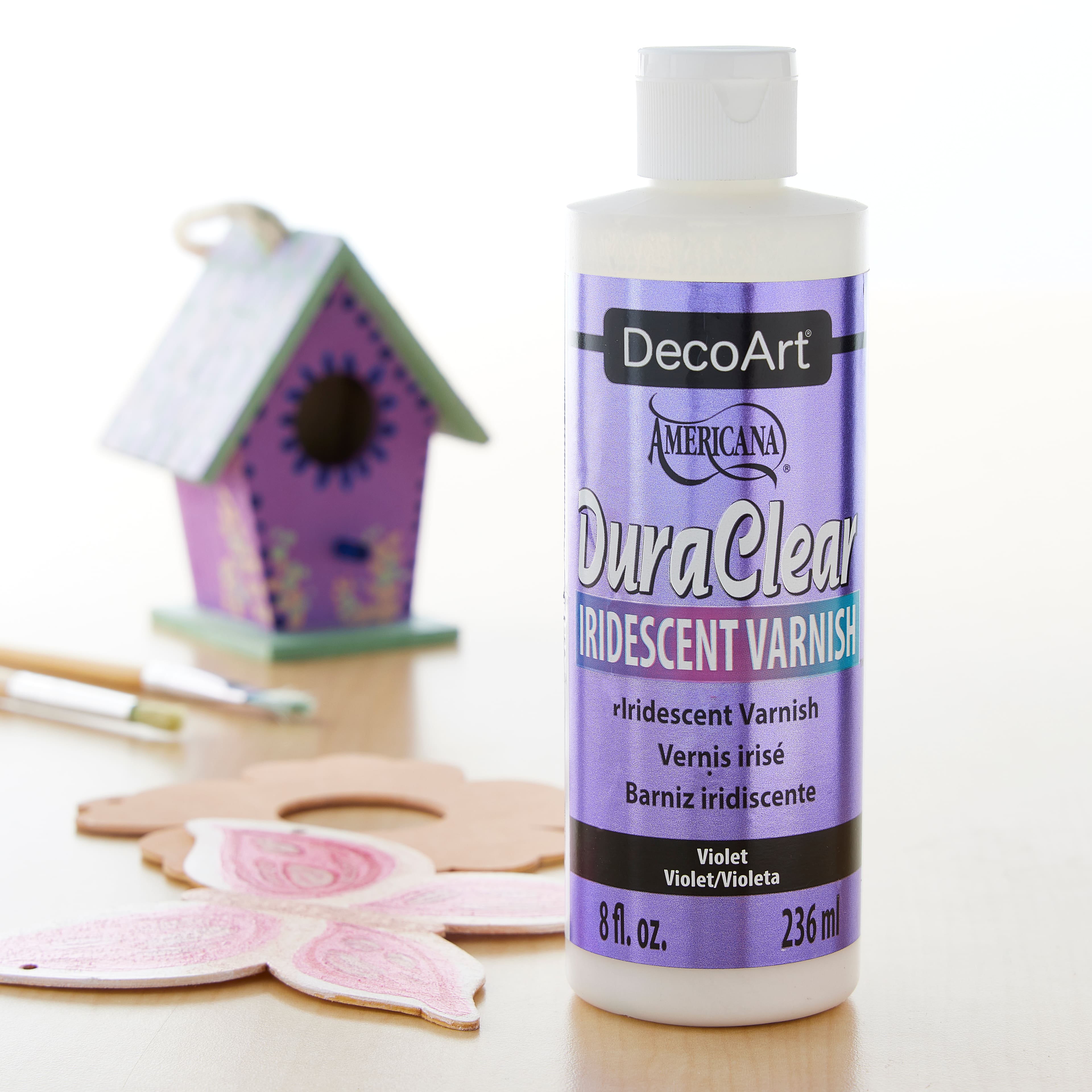 12 Pack: DecoArt® Americana® DuraClear Violet Iridescent Varnish