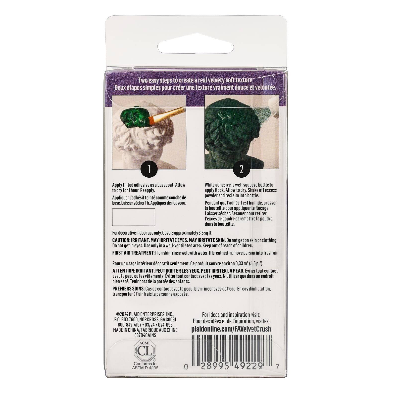 FolkArt&#xAE; Velvet Crush&#x2122; 2-Step Flock