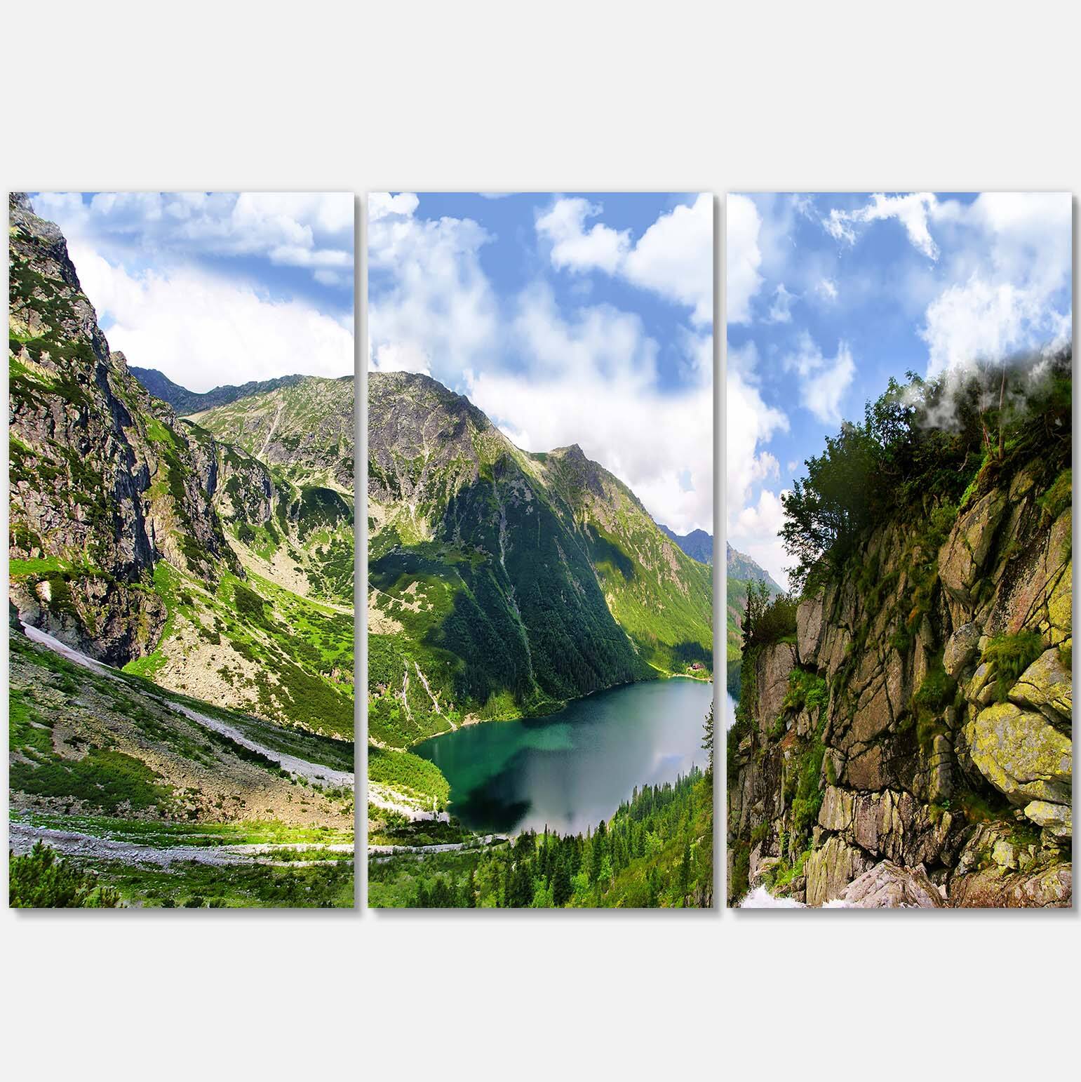 Designart - Incredible View of Tatra Mountains - Landscape Canvas Art Print