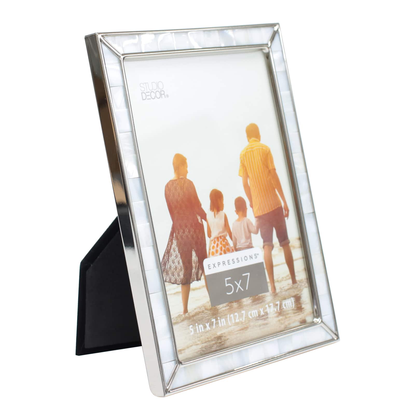 Expressions™ 5" x 7" Silver & Pearl Frame by Studio Décor®