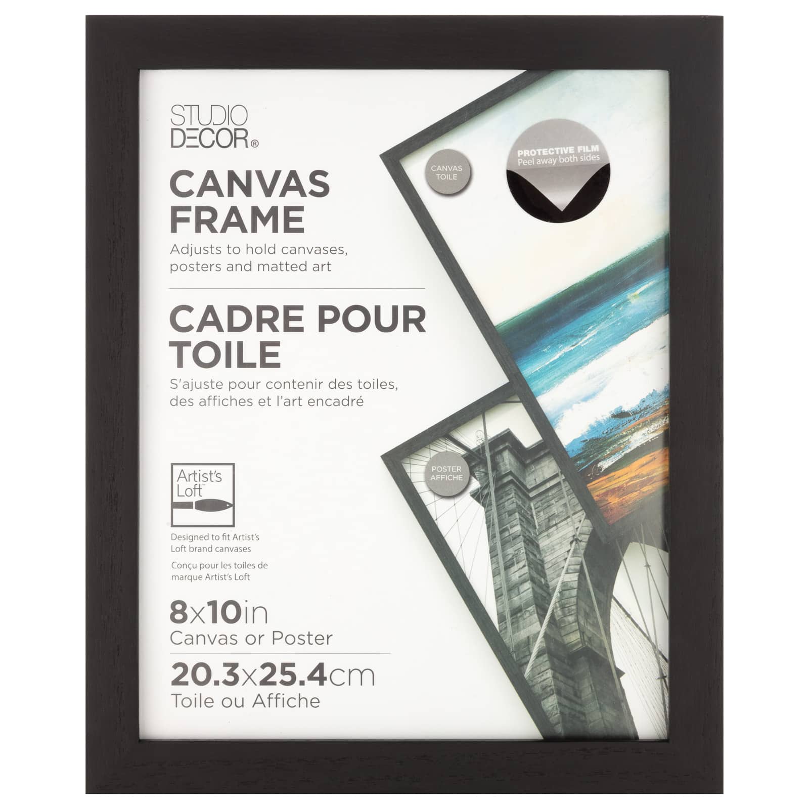 Black Canvas Frame by Studio Décor® Michaels