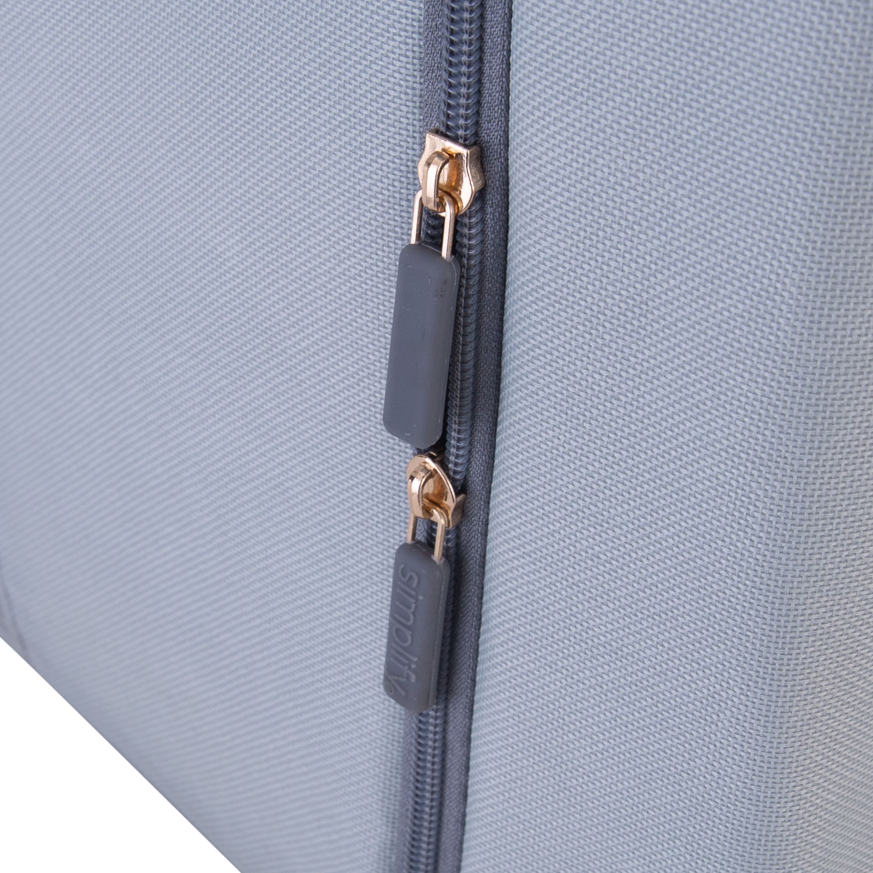 Simplify Gray Collapsible Storage Box with Handles