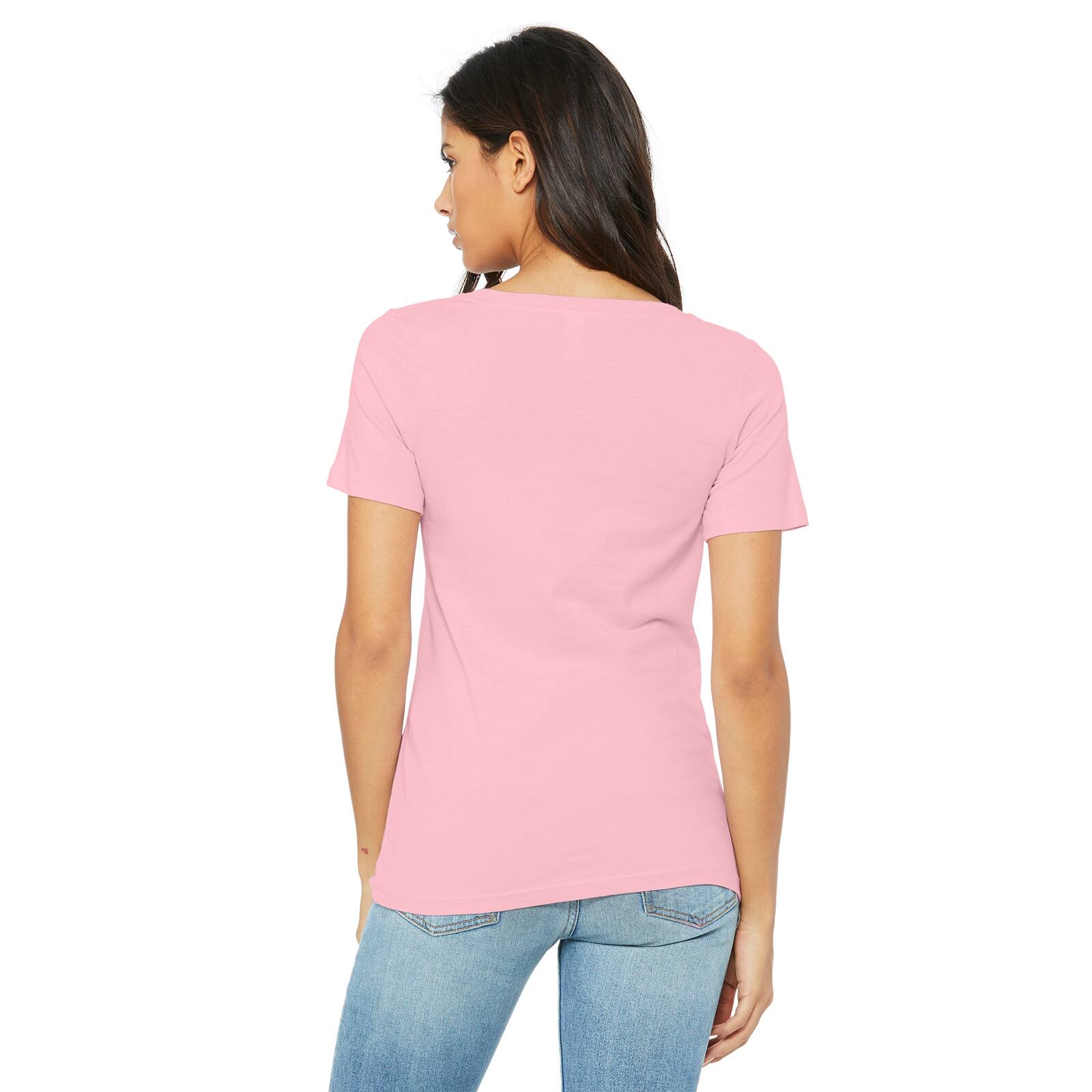 6 Pack: BELLA+CANVAS® Short Sleeve Women's V-Neck T-Shirt