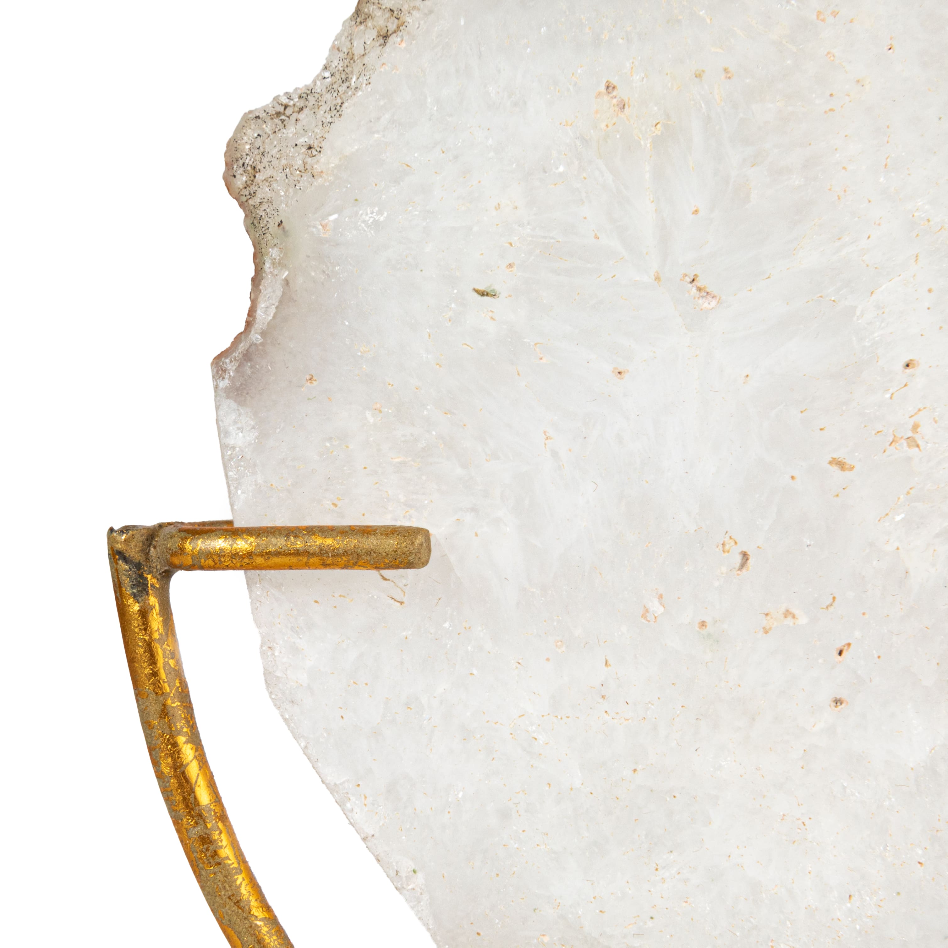 Hello Honey&#xAE; Natural Agate Decor On Stand (Each One Will Vary)