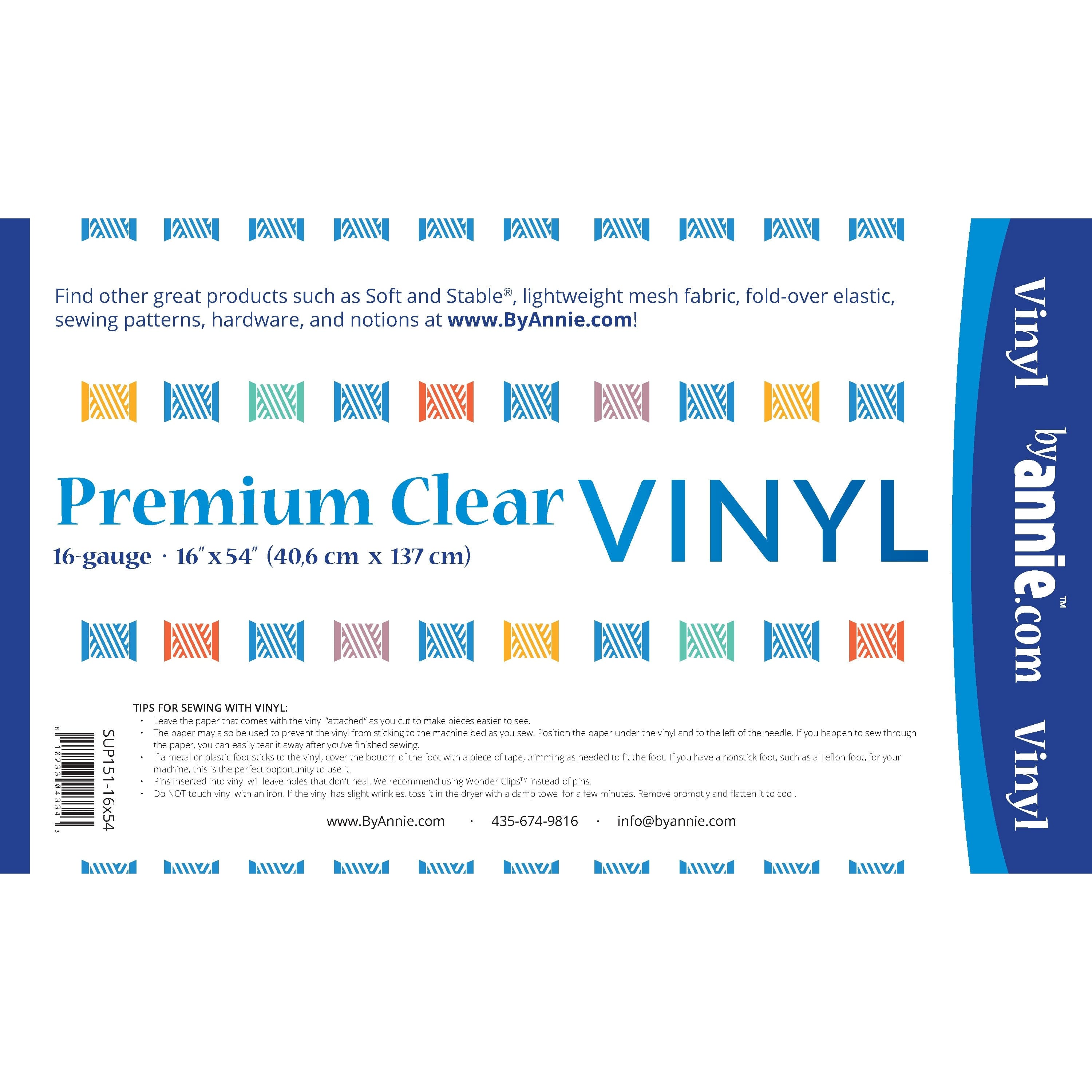 ByAnnie&#x27;s Premium Clear Vinyl