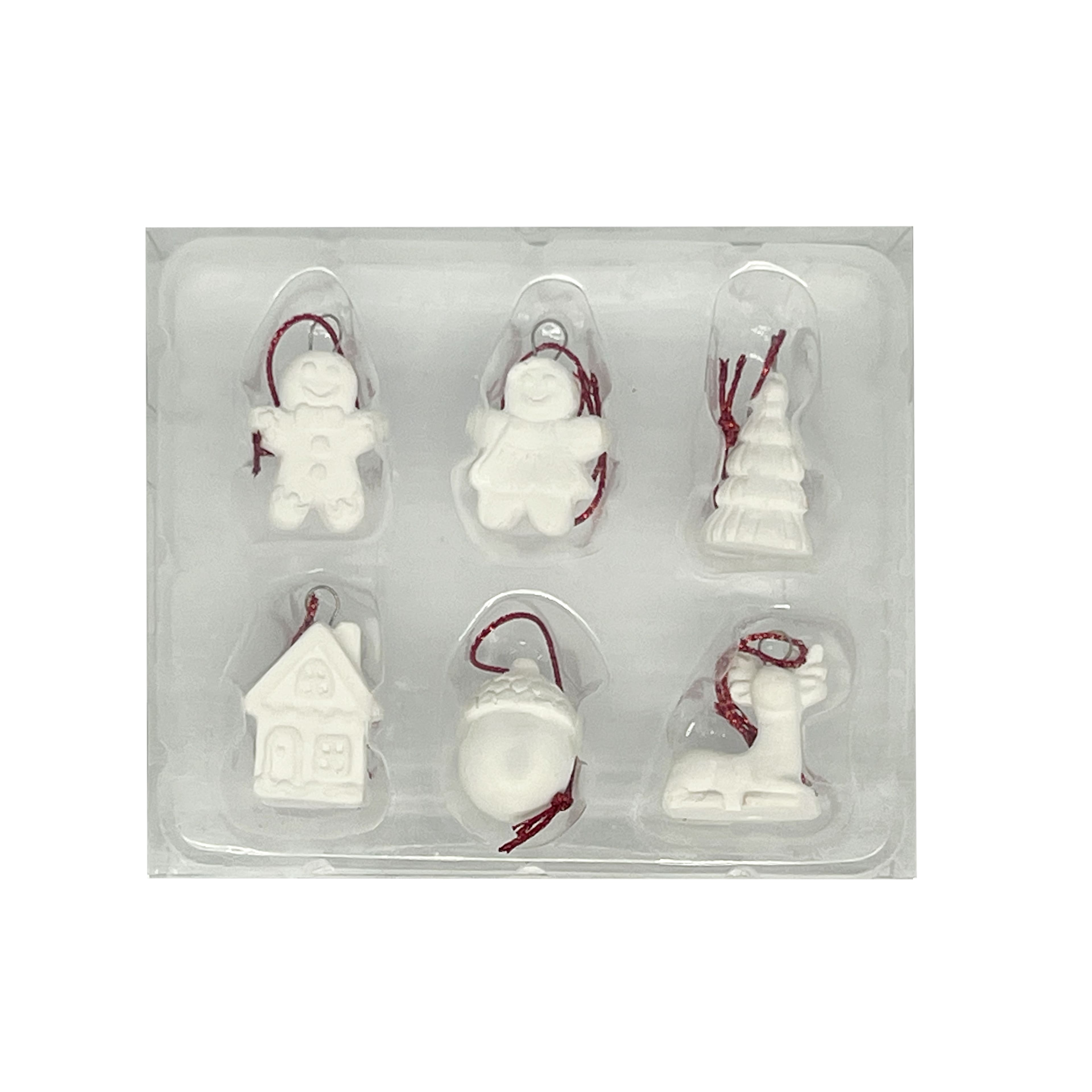 Mini DIY Ceramic Gingerbread Ornament Set by Make Market&#xAE;