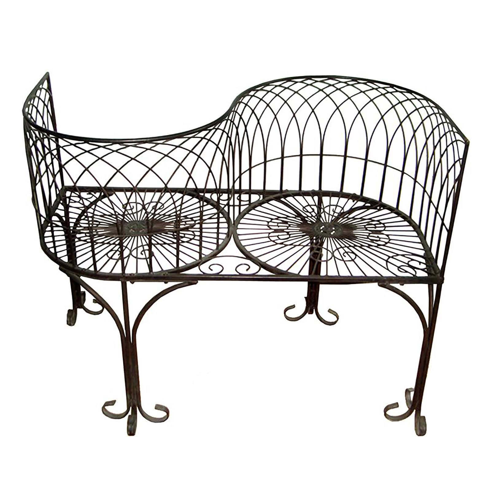 Design Toscano 32&#x22; Tete a Tete Kissing Garden Bench