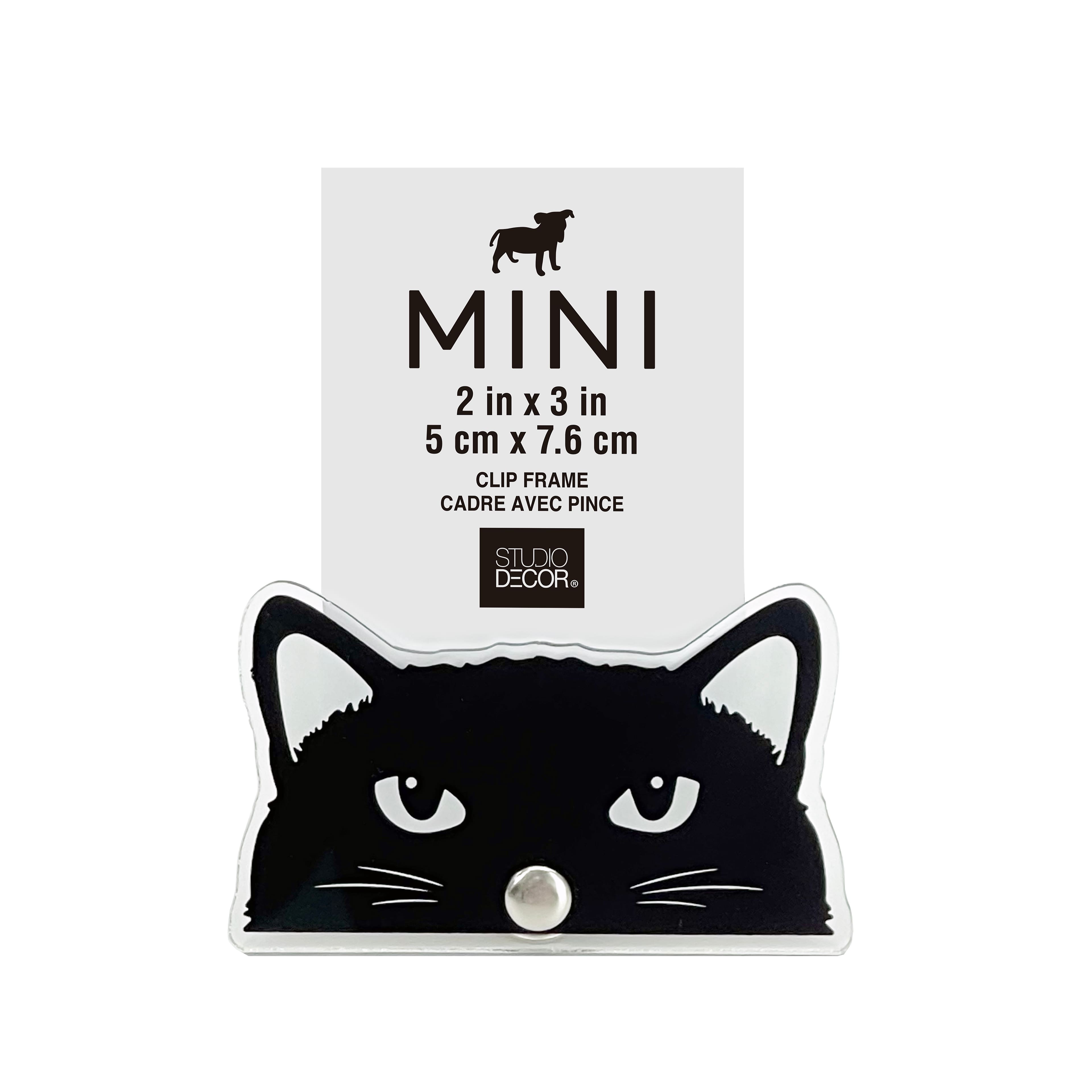 24 Pack: Mini Black Cat Clip Frame by Studio Décor®