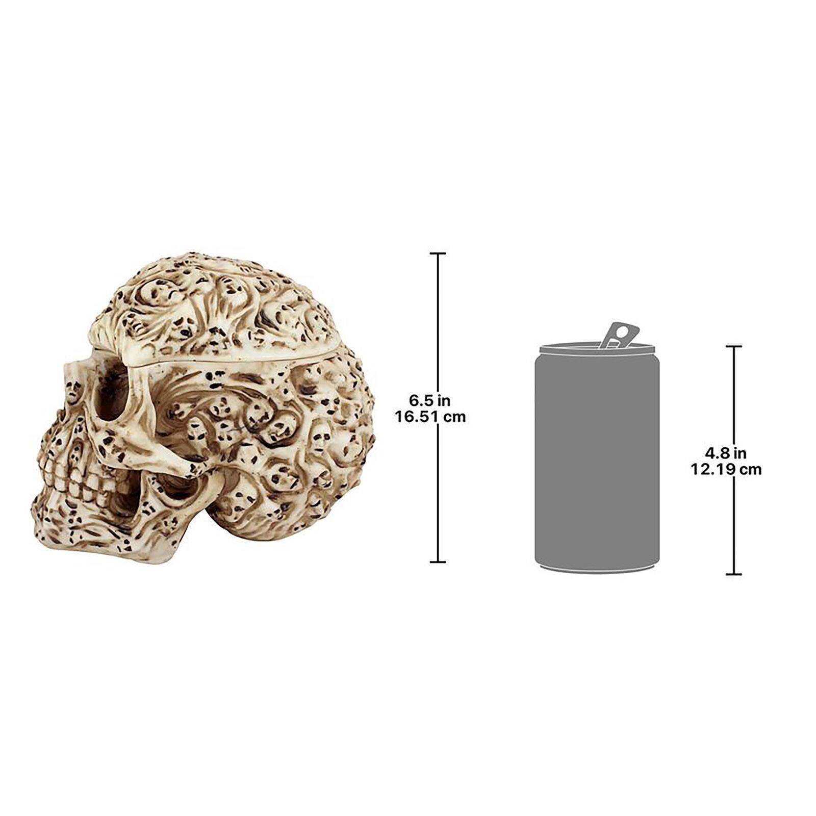 Design Toscano 6.5" Skull's Soul Spirit Sculptural Box